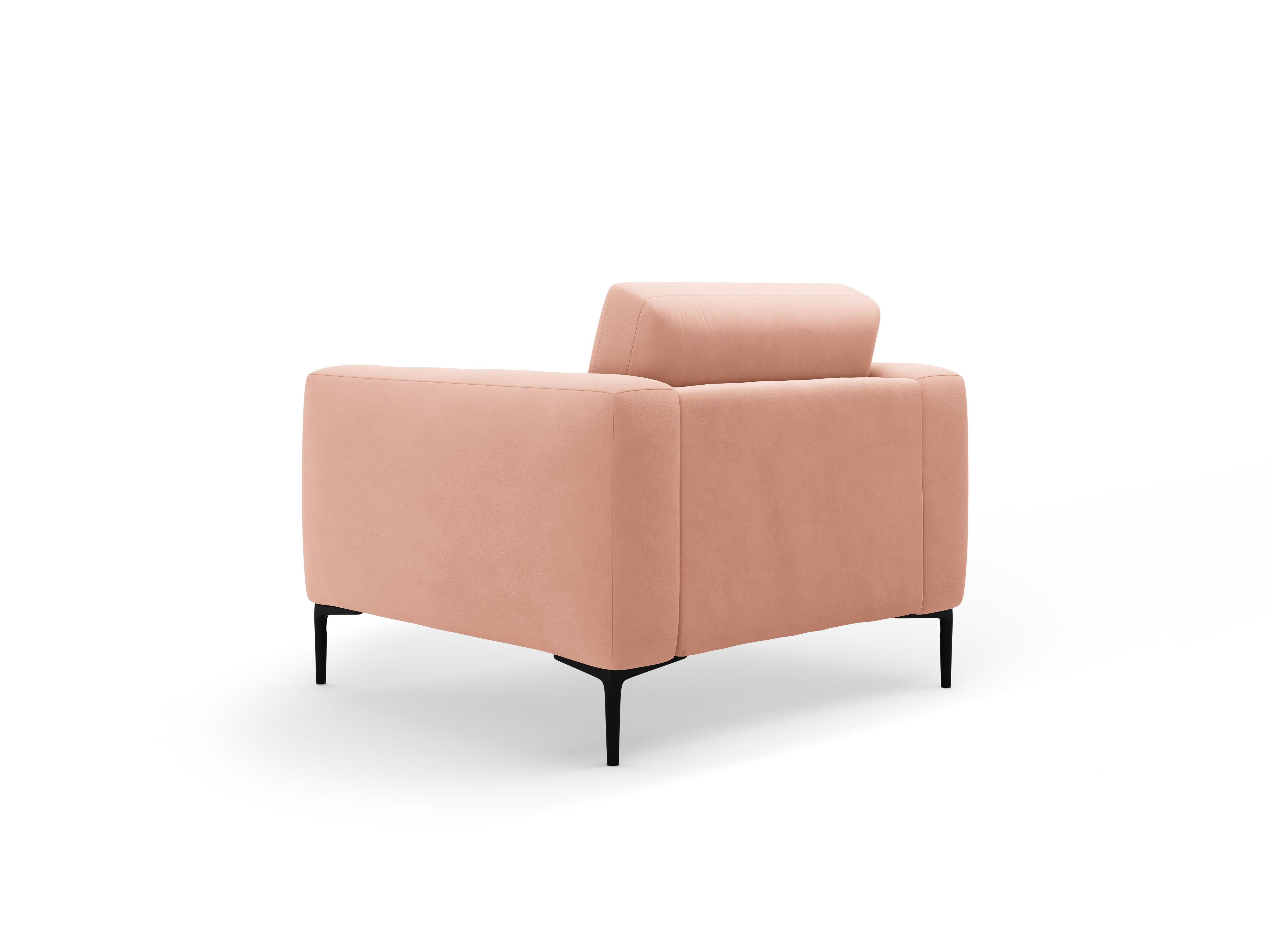 BEMY Pink Velvet Armchair