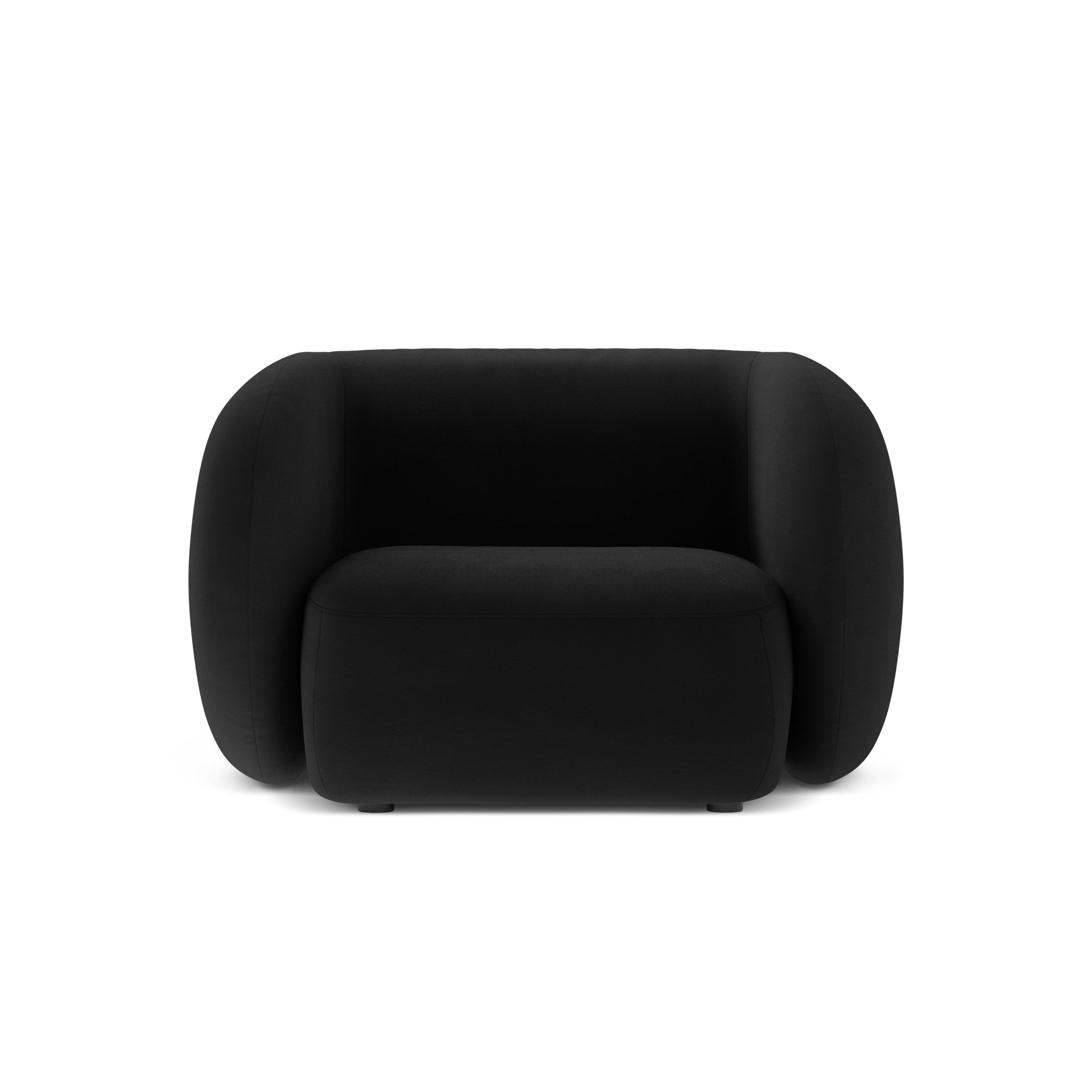 Black Velvet Armchair KATE