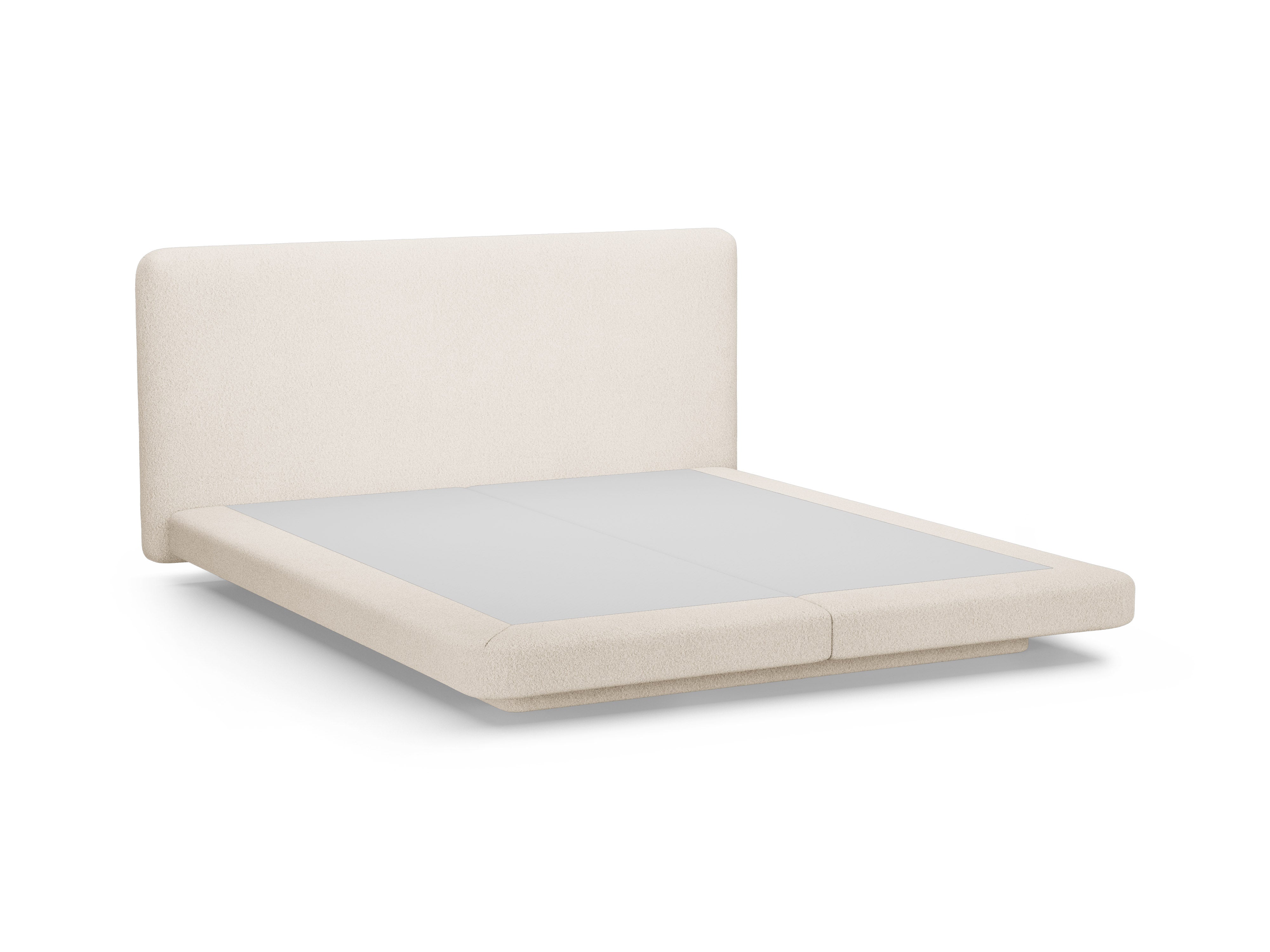 Łóżko LINEA beżowy boucle – Micadoni
