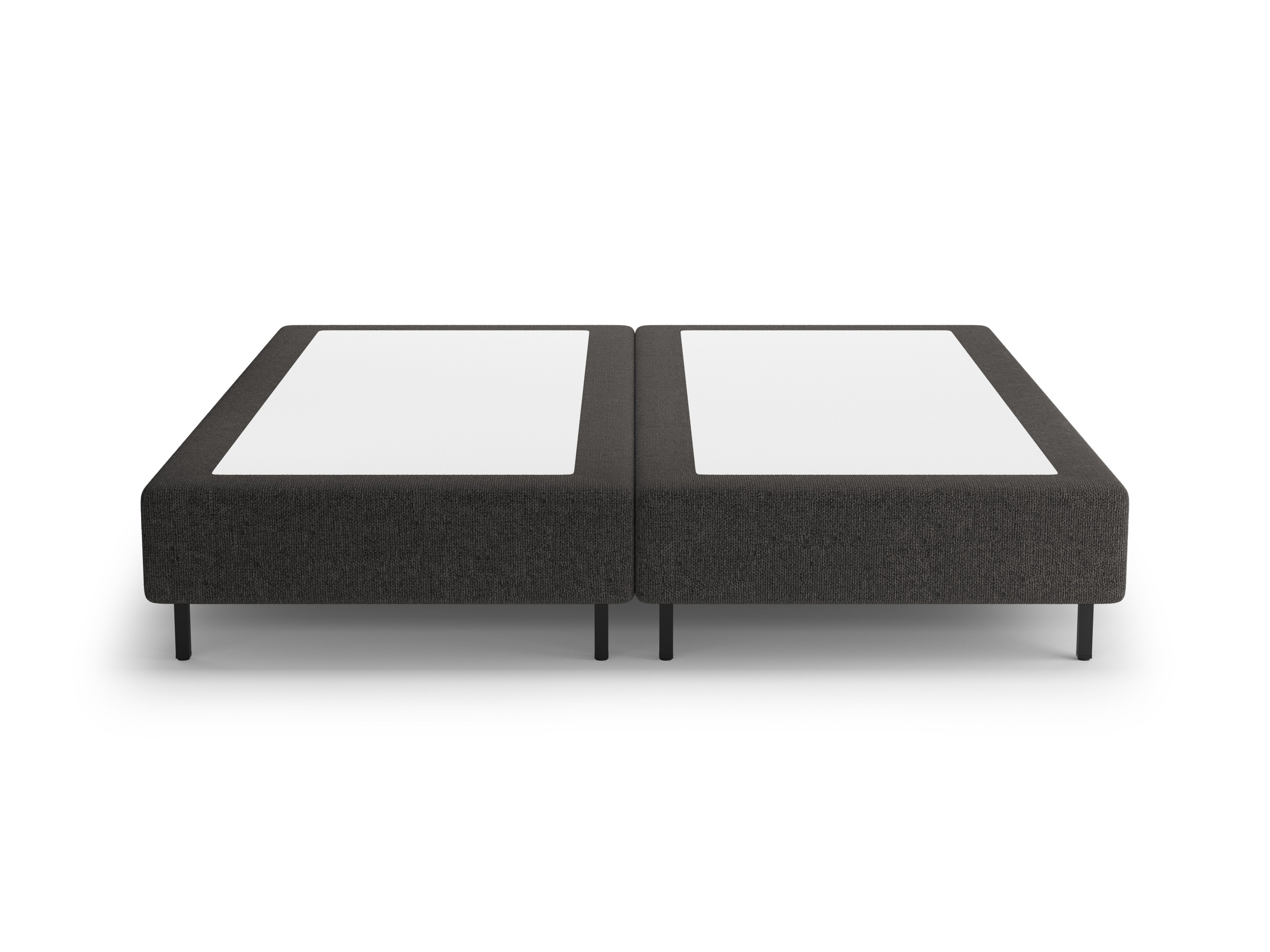 WHALE Bed Anthracite Chenille