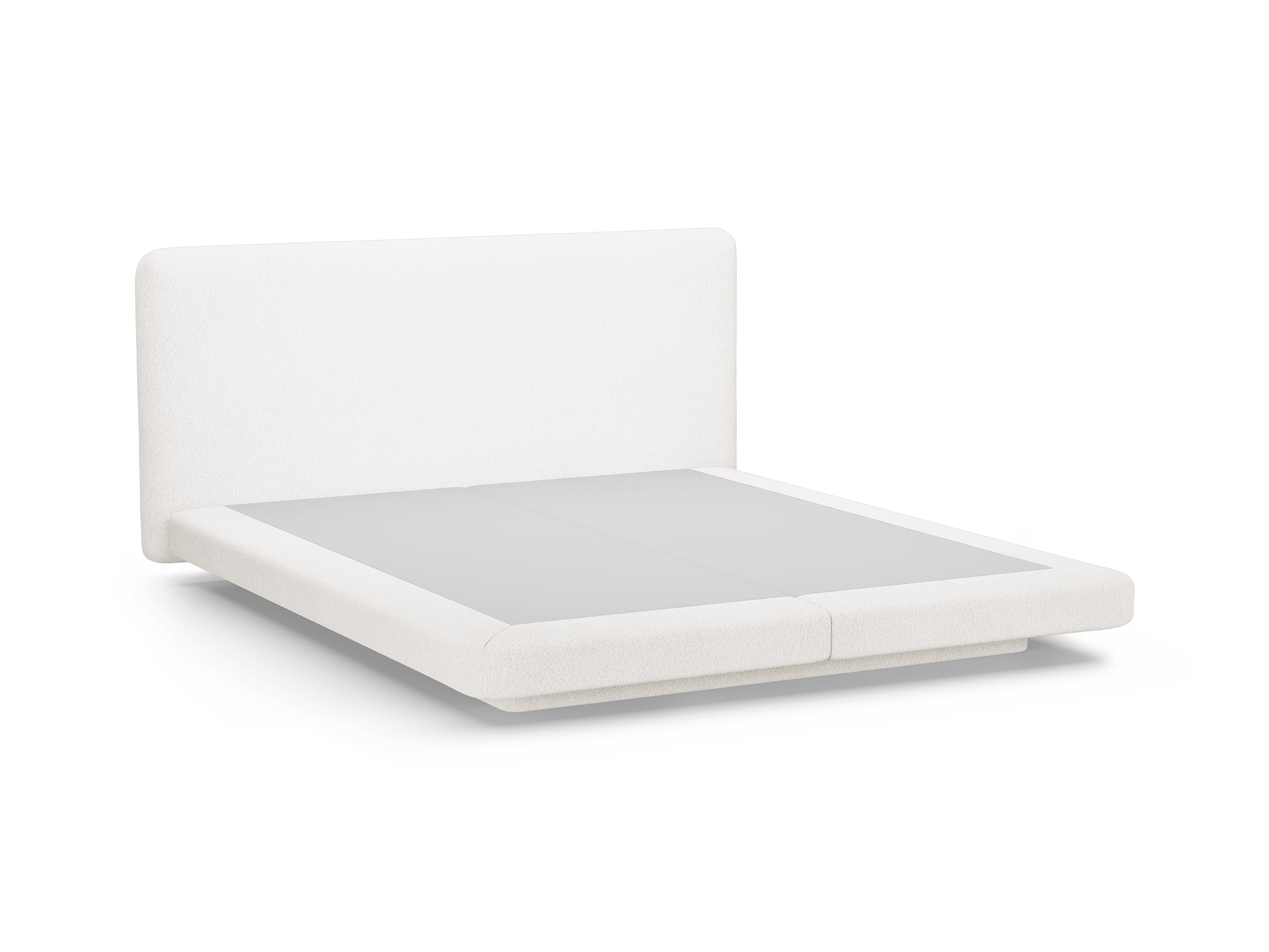 Łóżko LINEA biały boucle – Micadoni