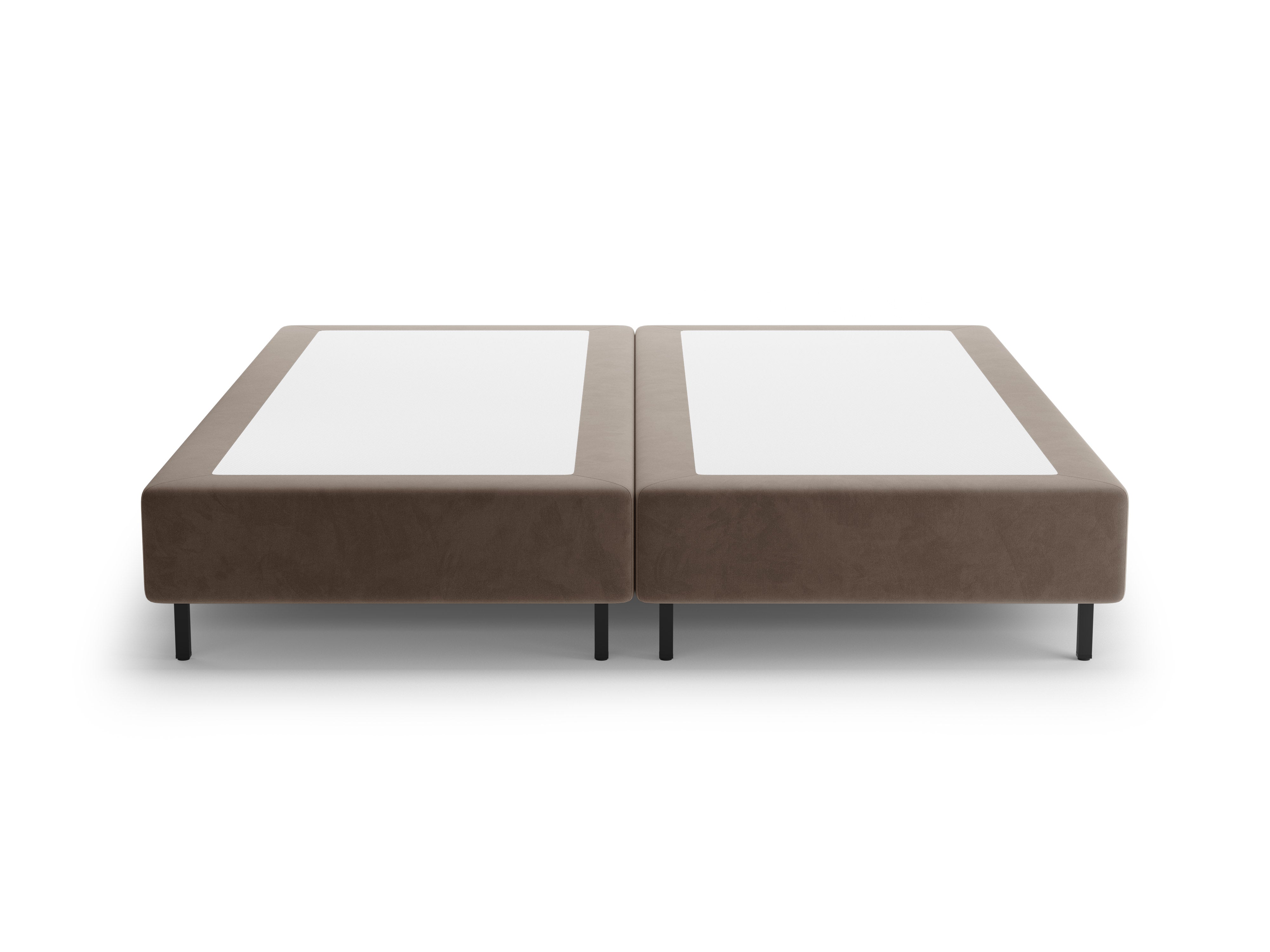 Velvet Bed WHALE Warm Gray