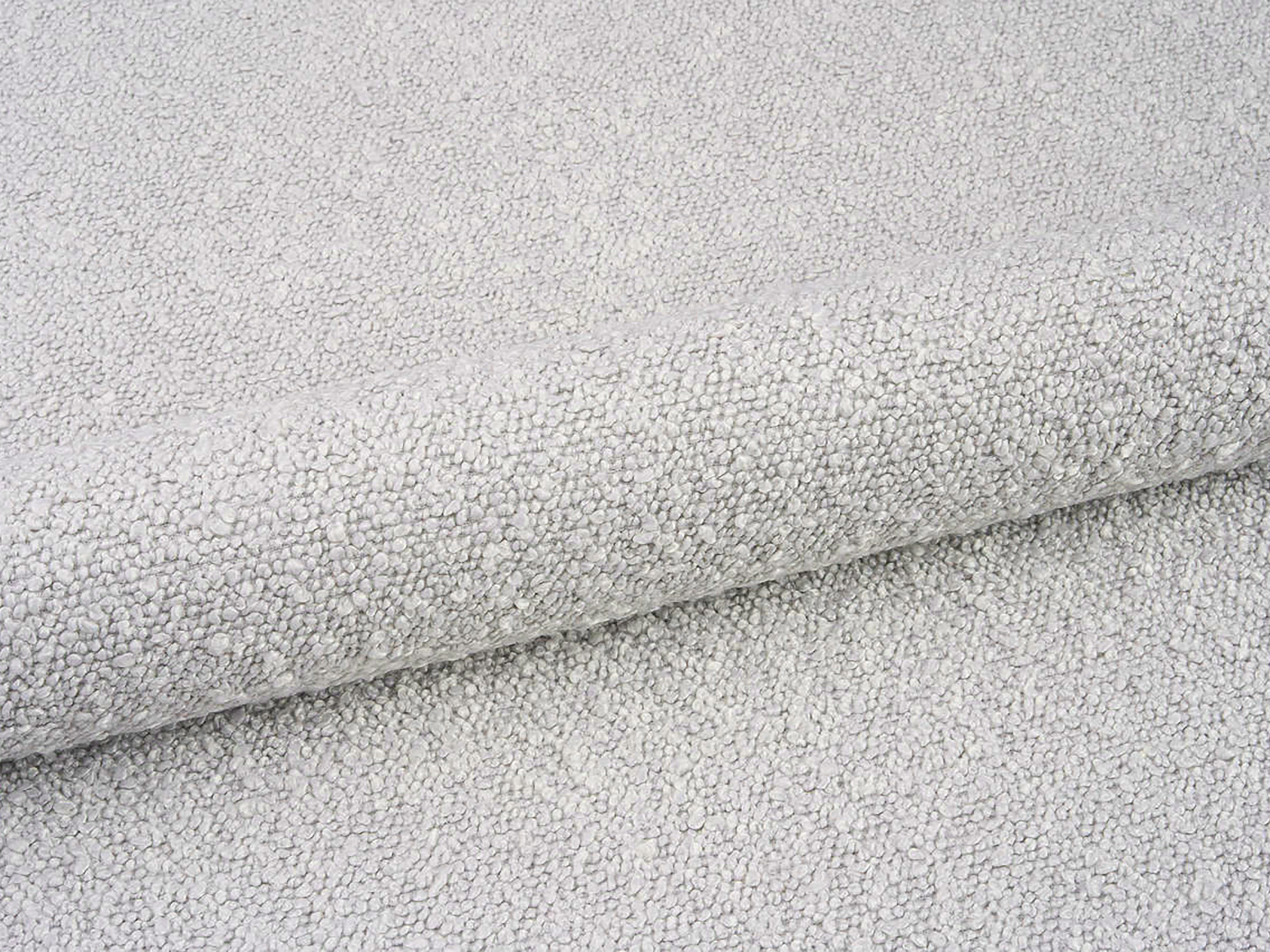 OVALO bed light gray boucle