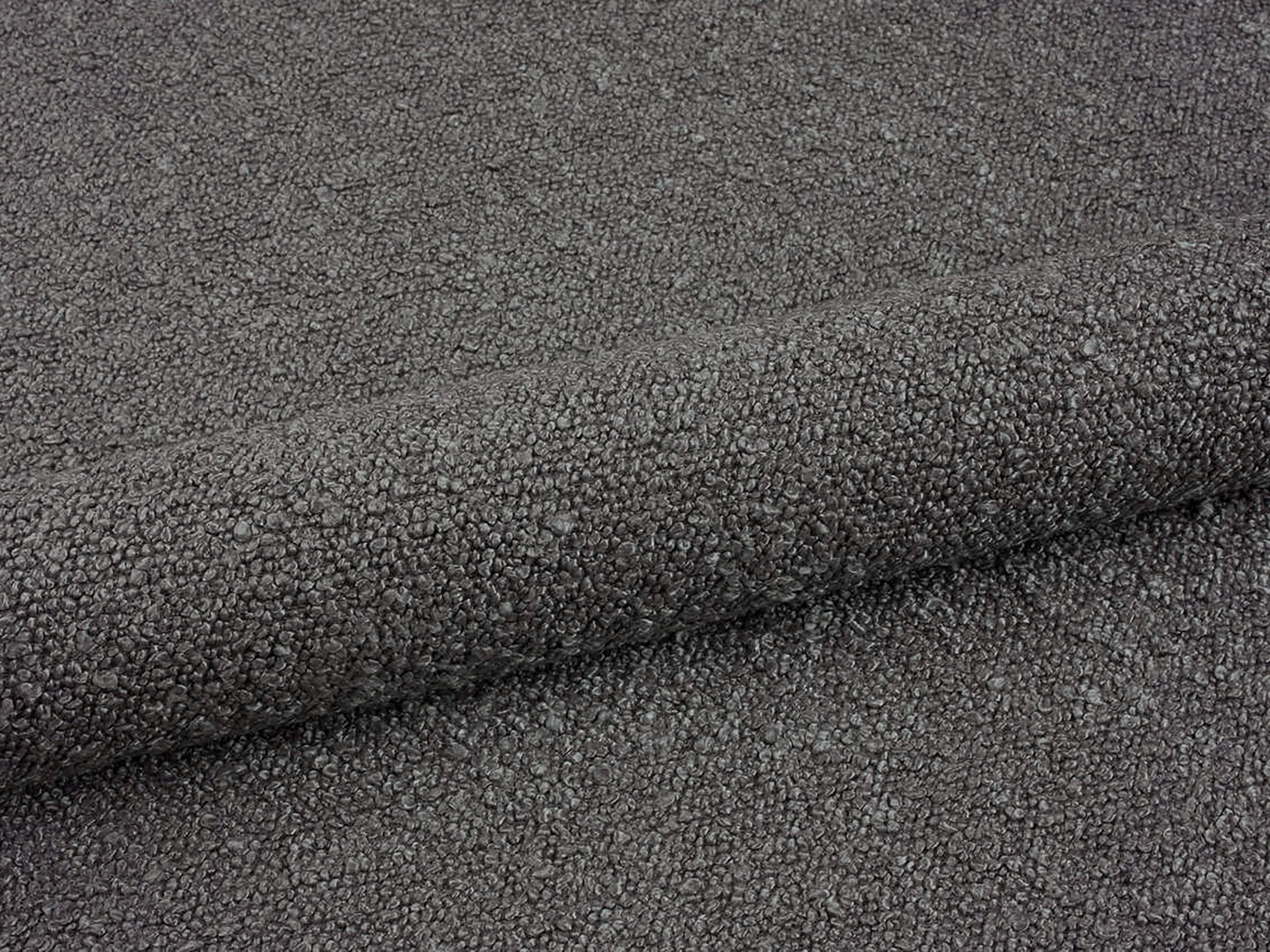 OVALO Bed in Dark Gray Boucle