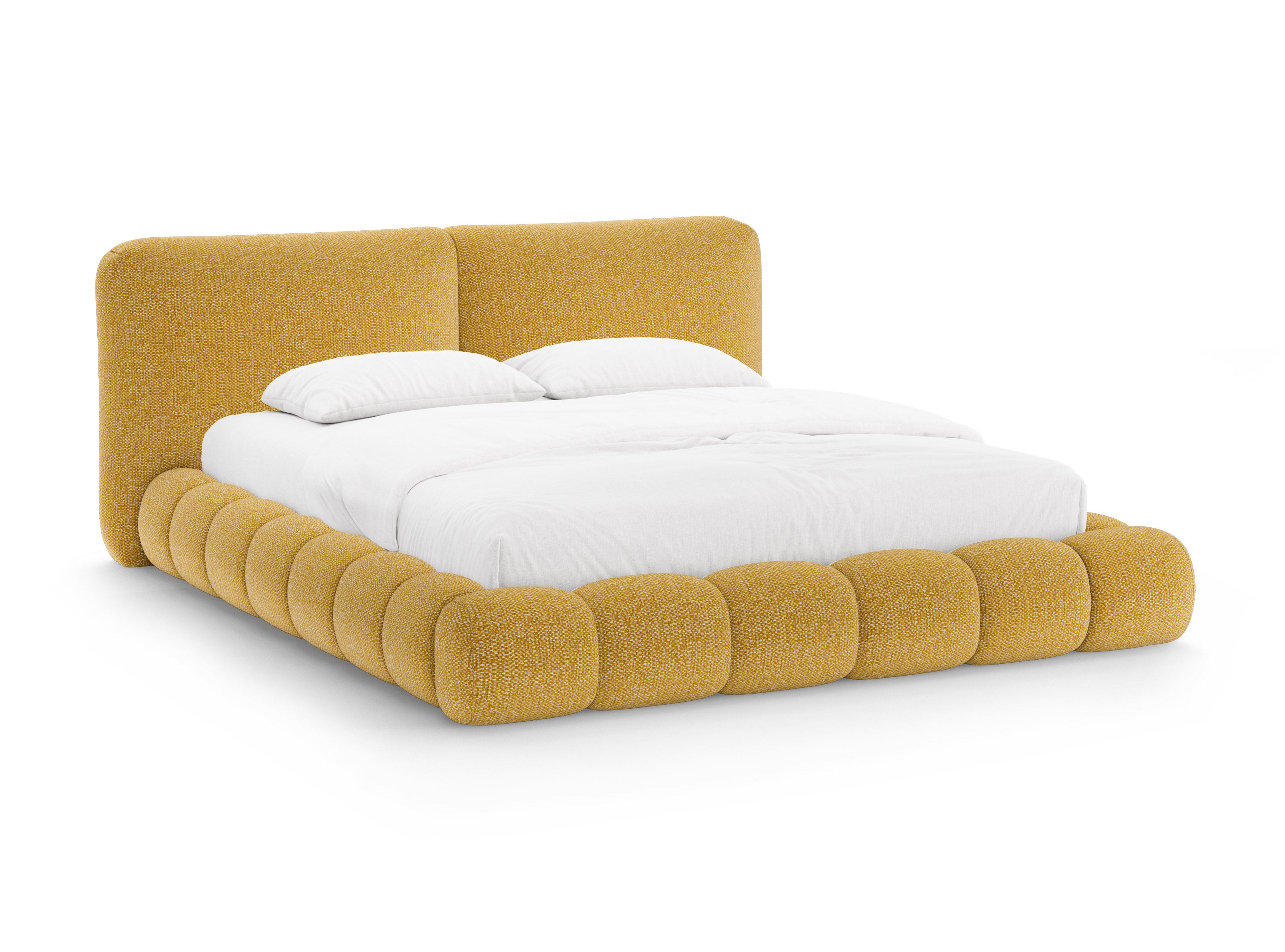 SOLANGE Bed Mustard Melange