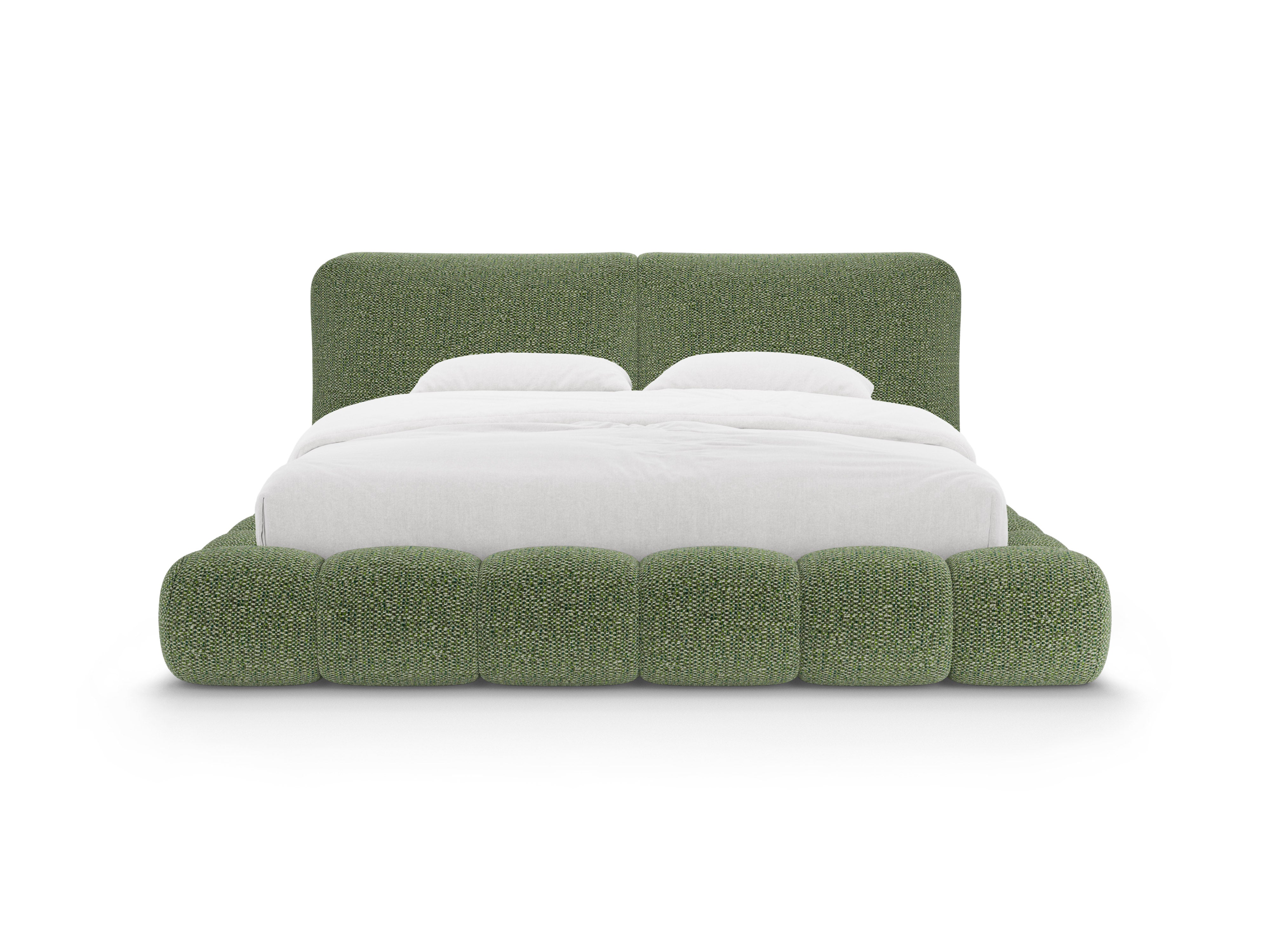 SOLANGE Bed Green Mélange