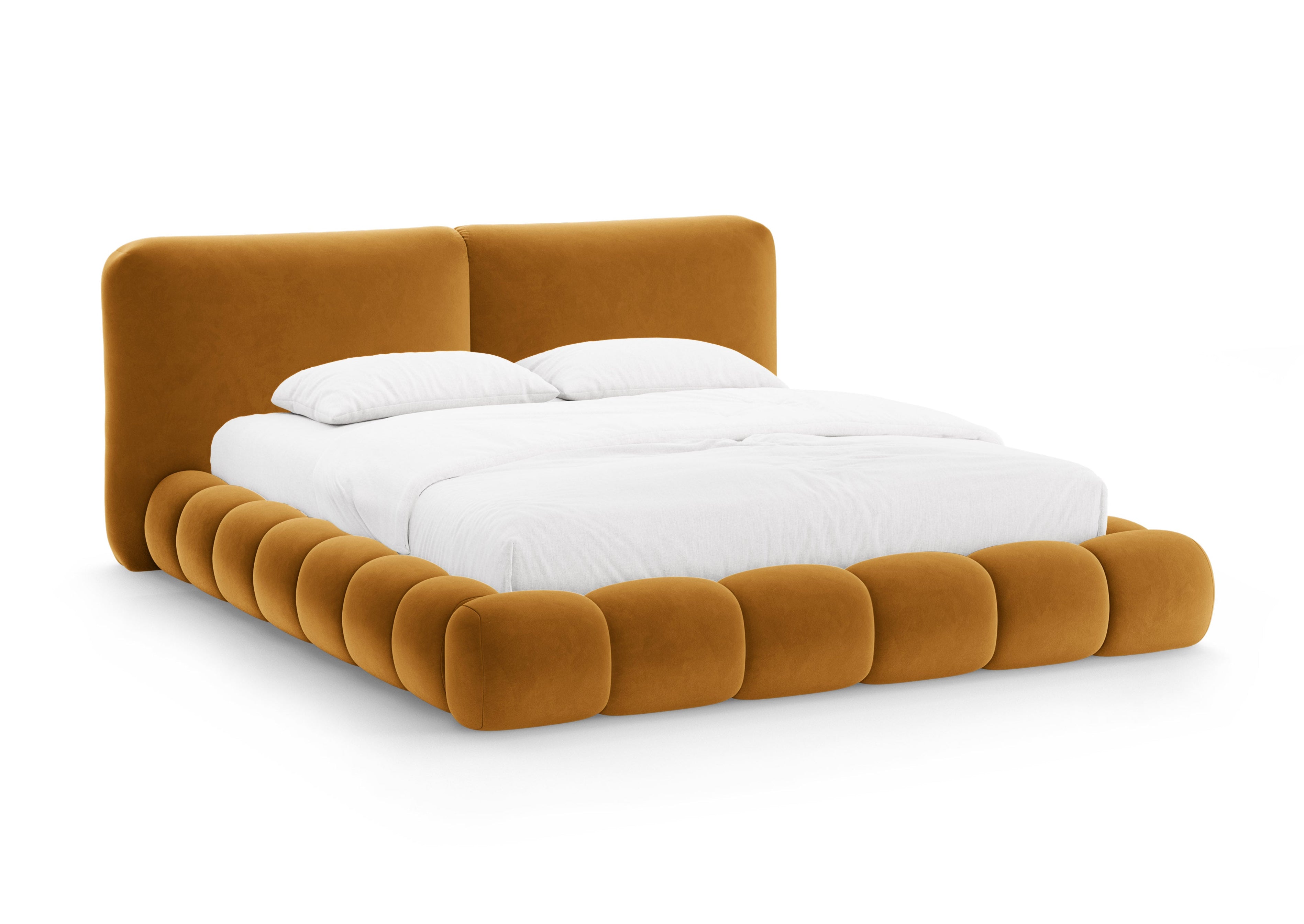 Velvet Bed SOLANGE Mustard