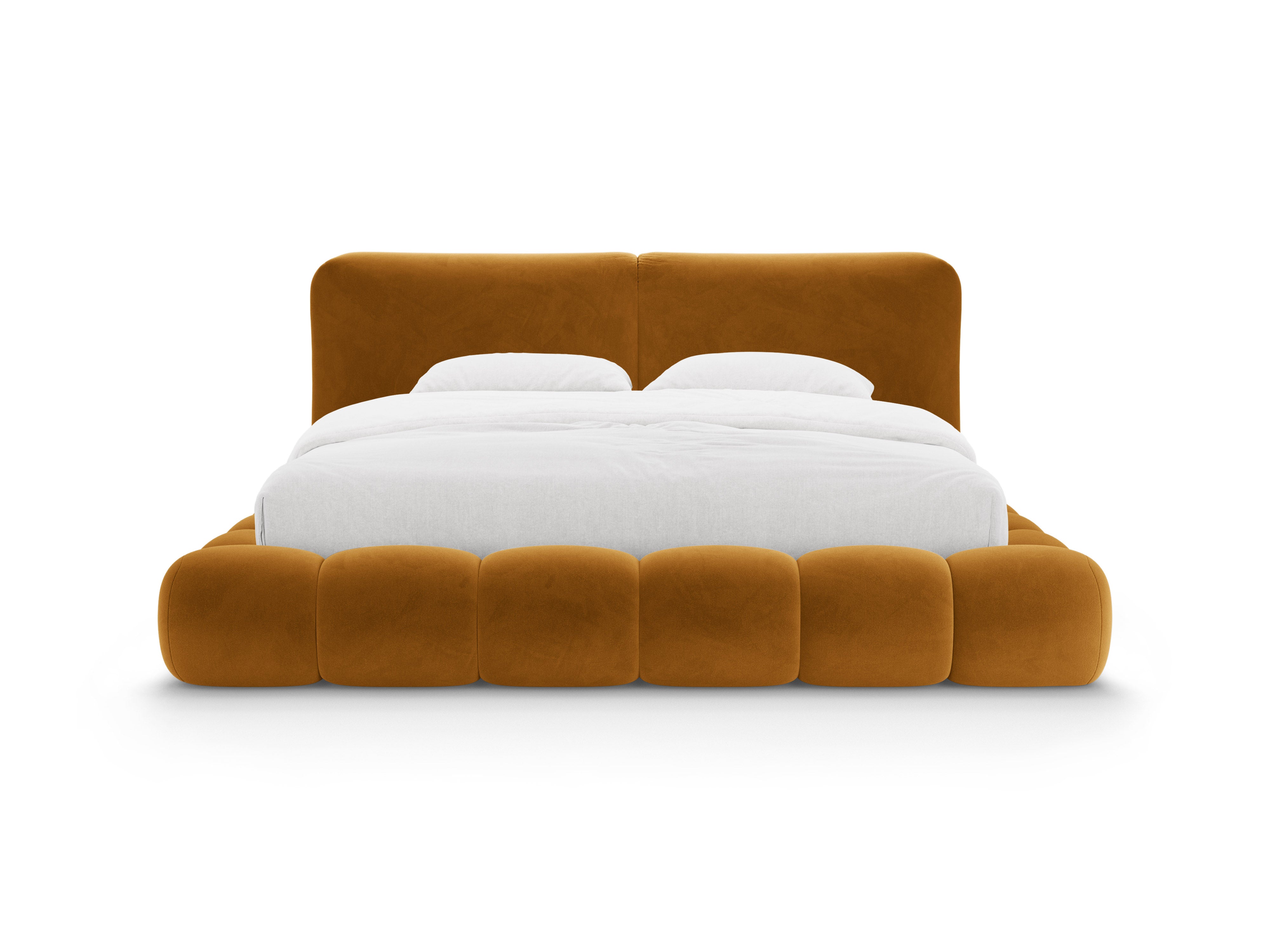 Velvet Bed SOLANGE Mustard