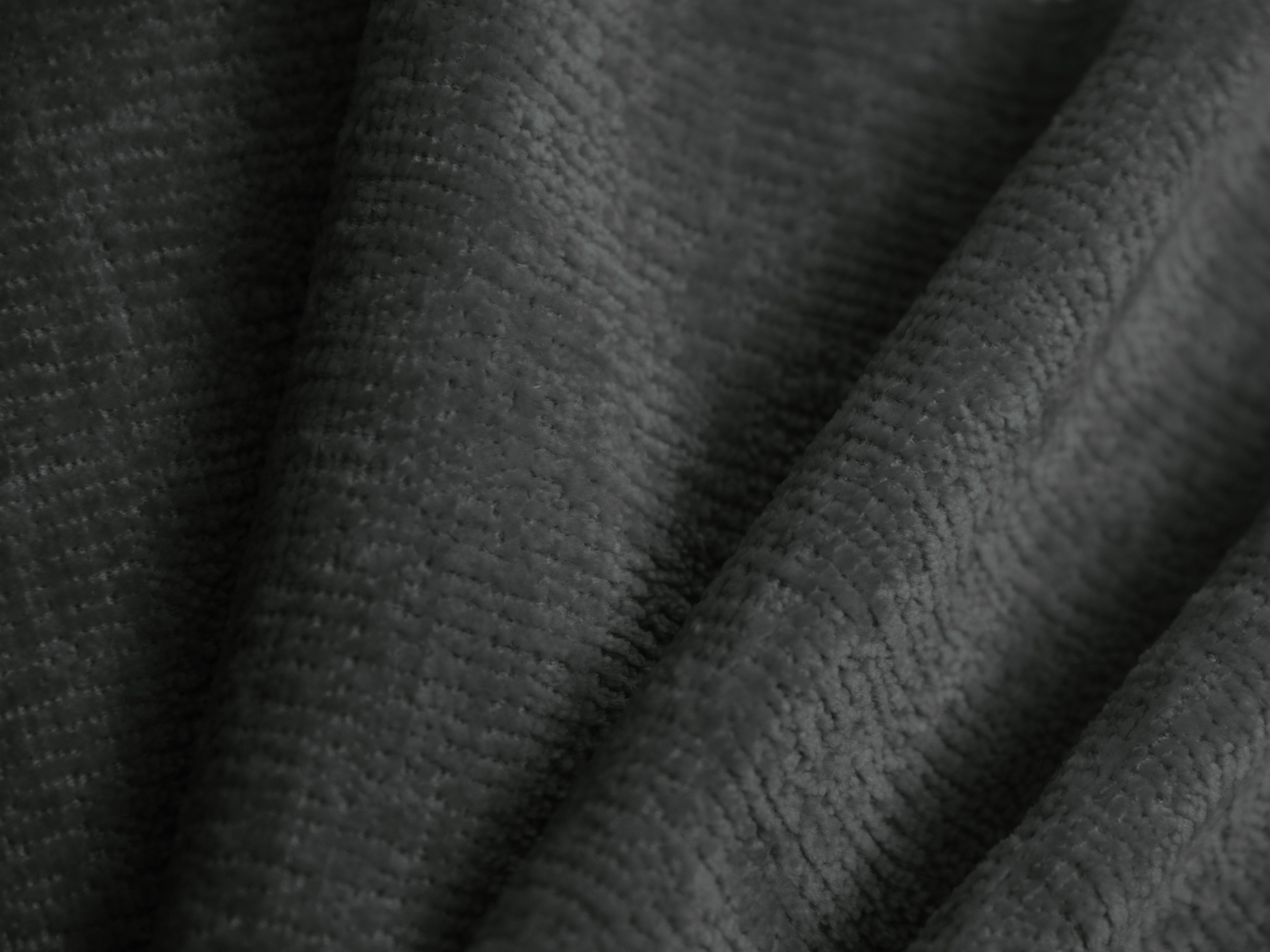 SOLANGE Bed in Dark Gray Chenille