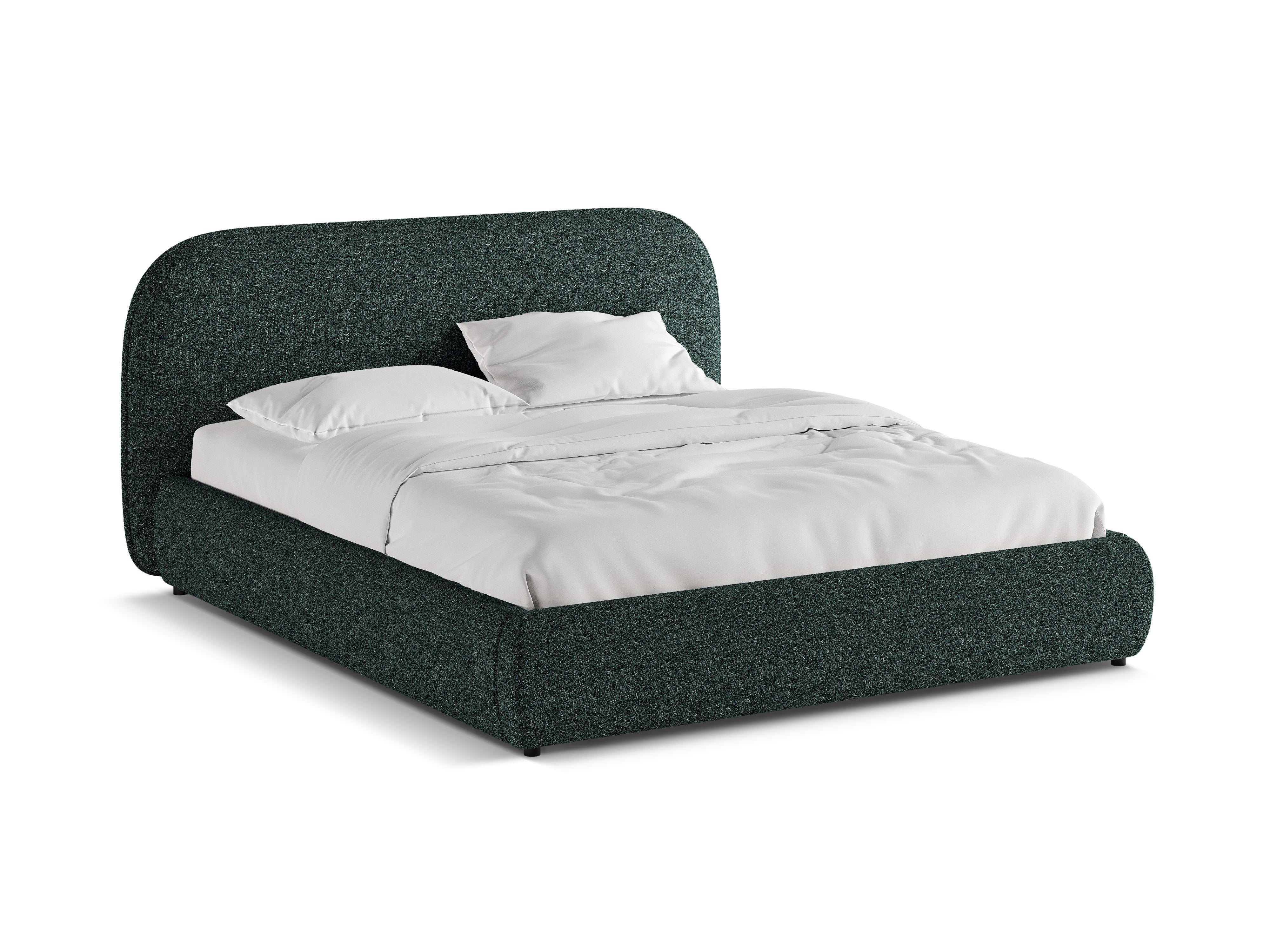 MURADA Bed Green Melange Chenille