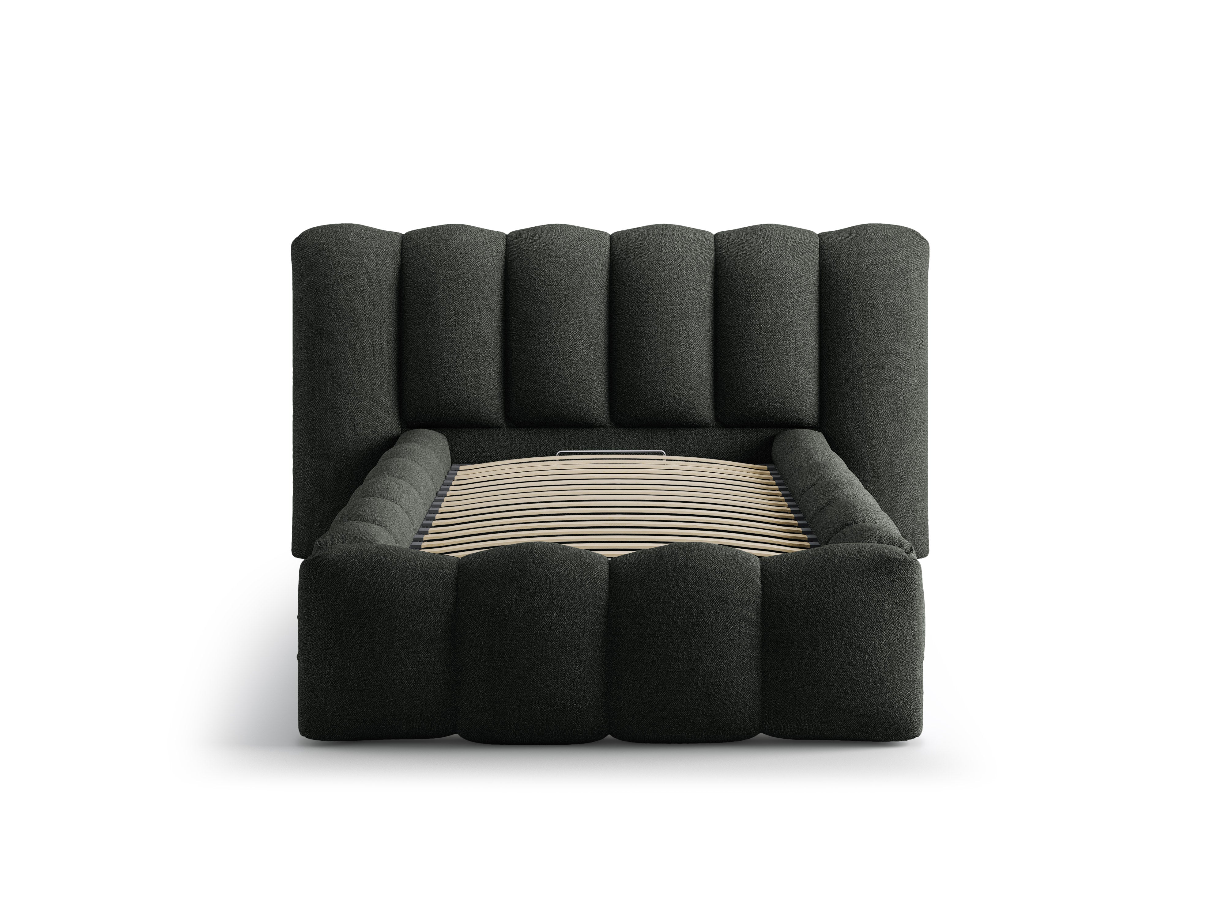 LUPINE Bed Black Boucle