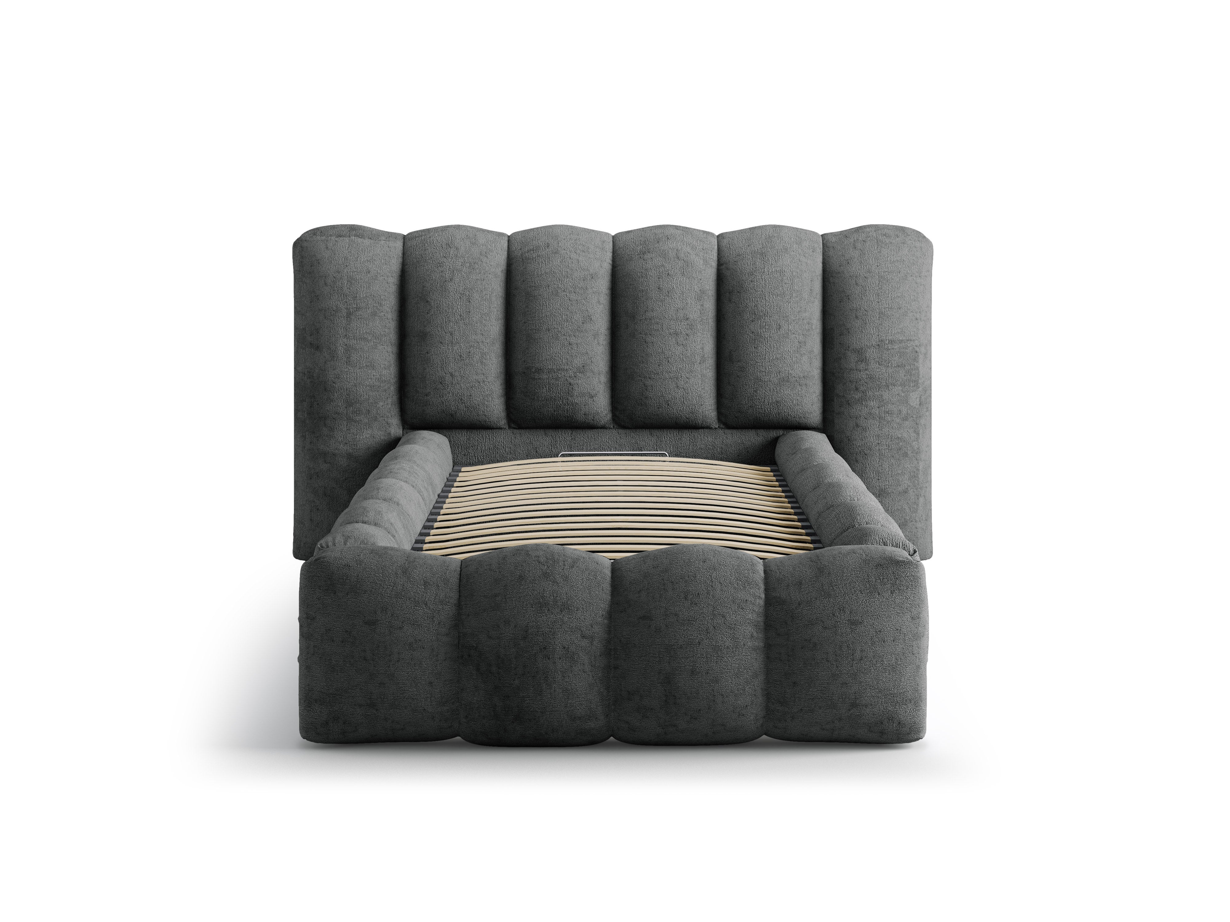LUPINE Bed Dark Gray Chenille