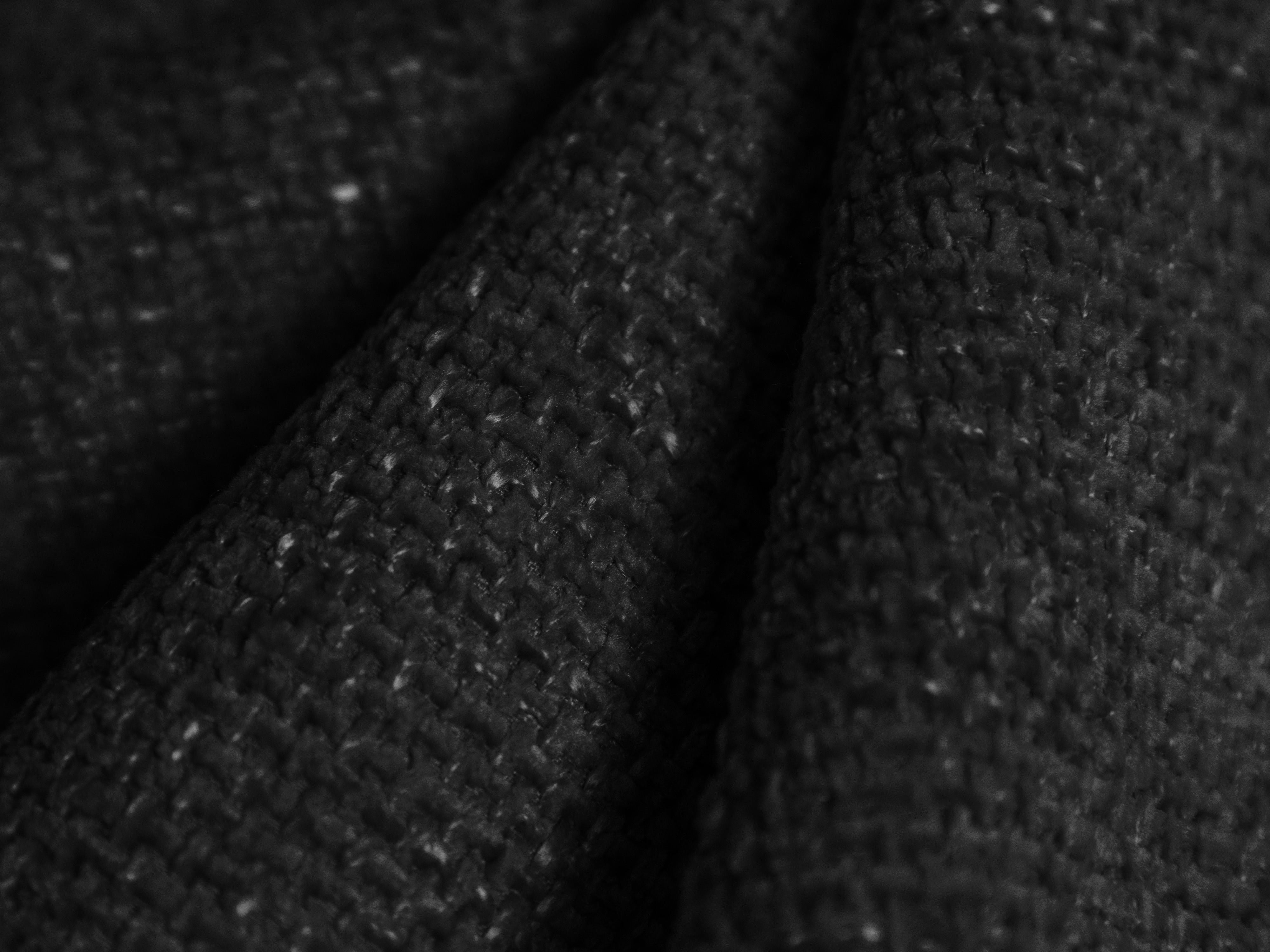 Pravostranný szezlong MILEY černý sametový