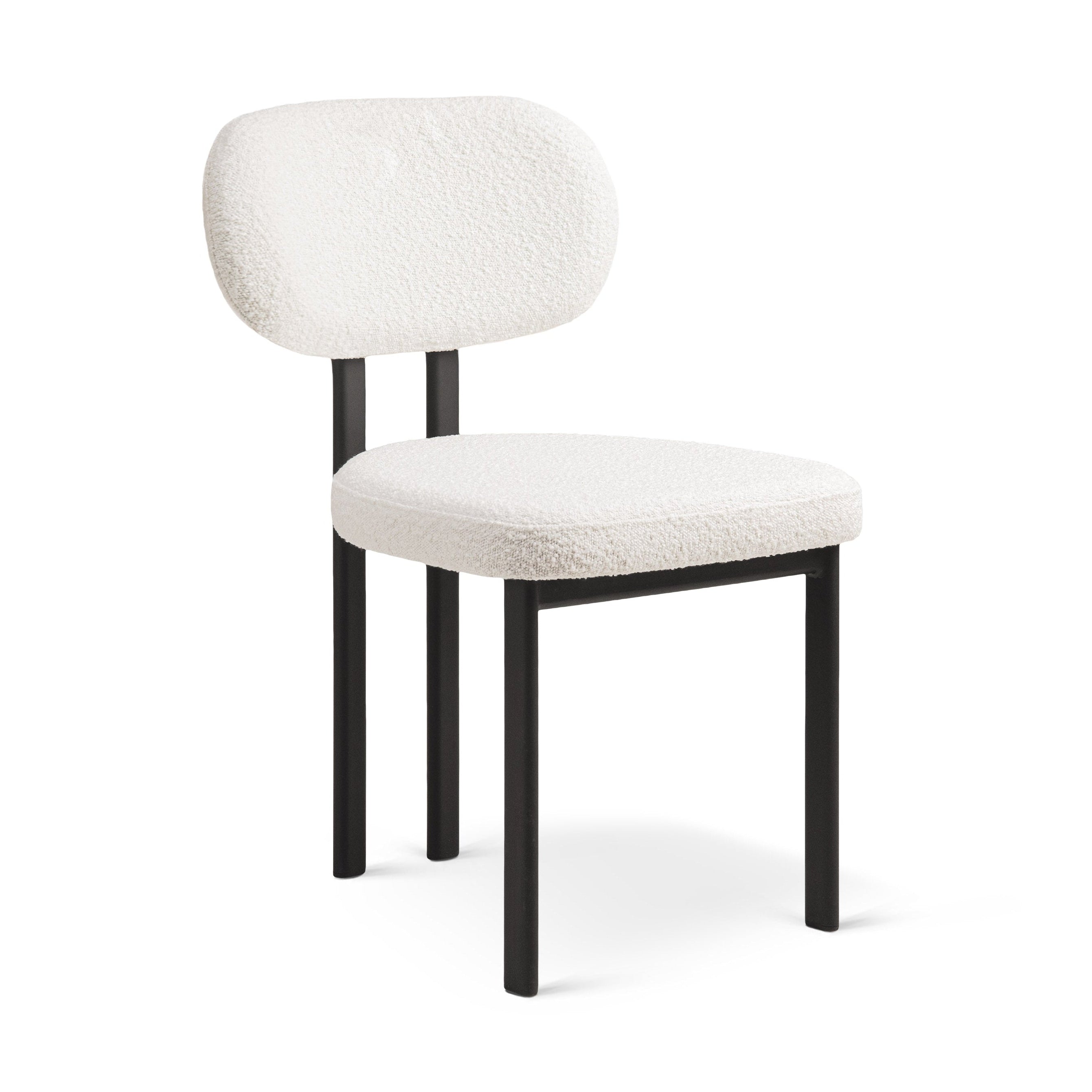 SAM Chair White Boucle