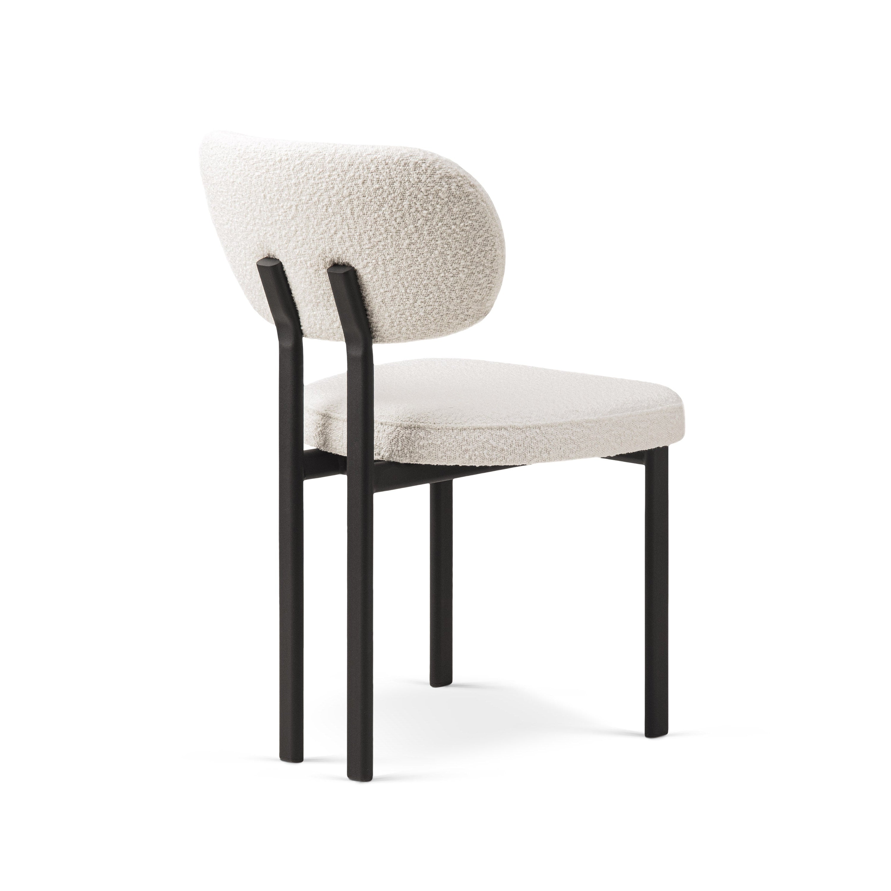 SAM Chair White Boucle
