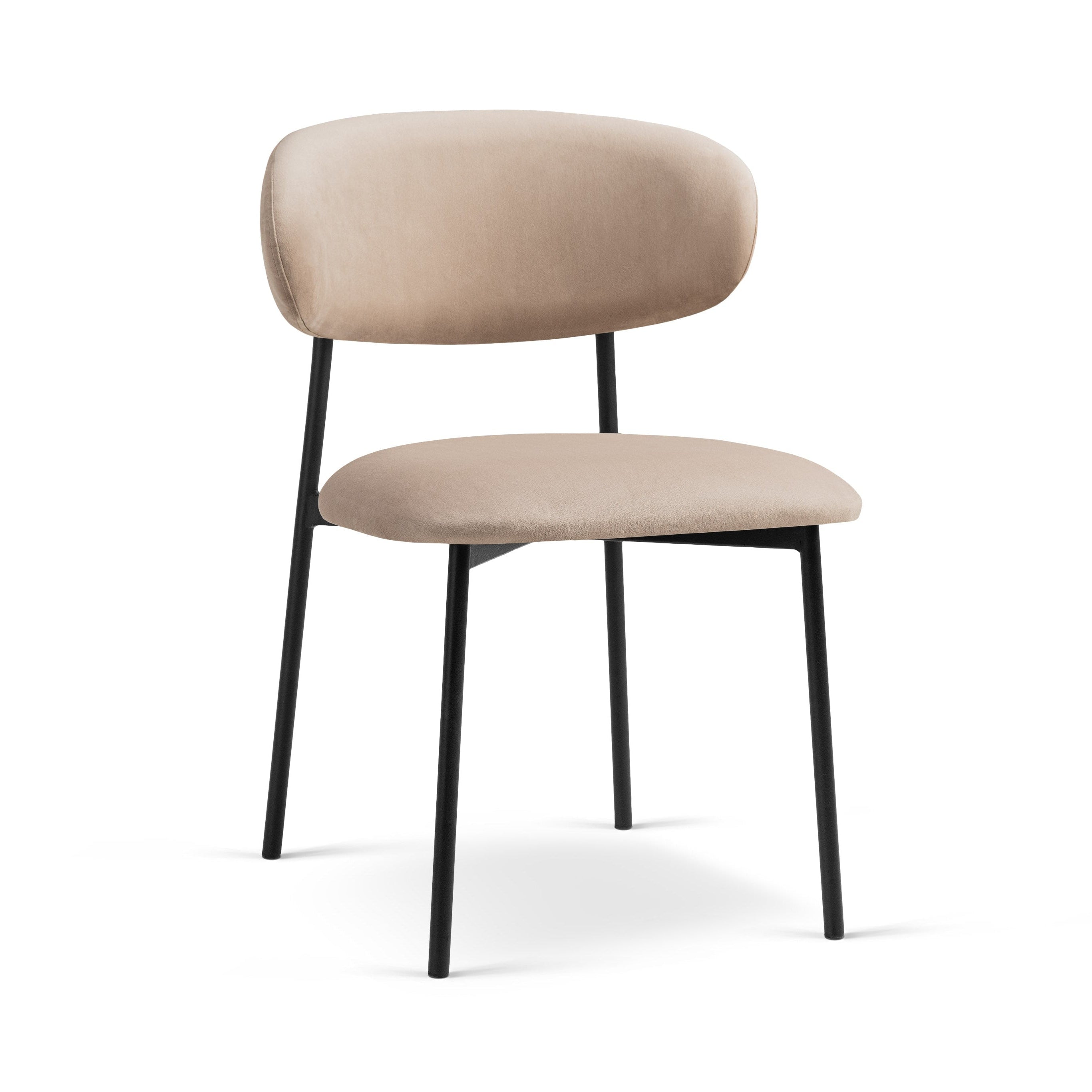 NINA Chair Almond Beige Velvet