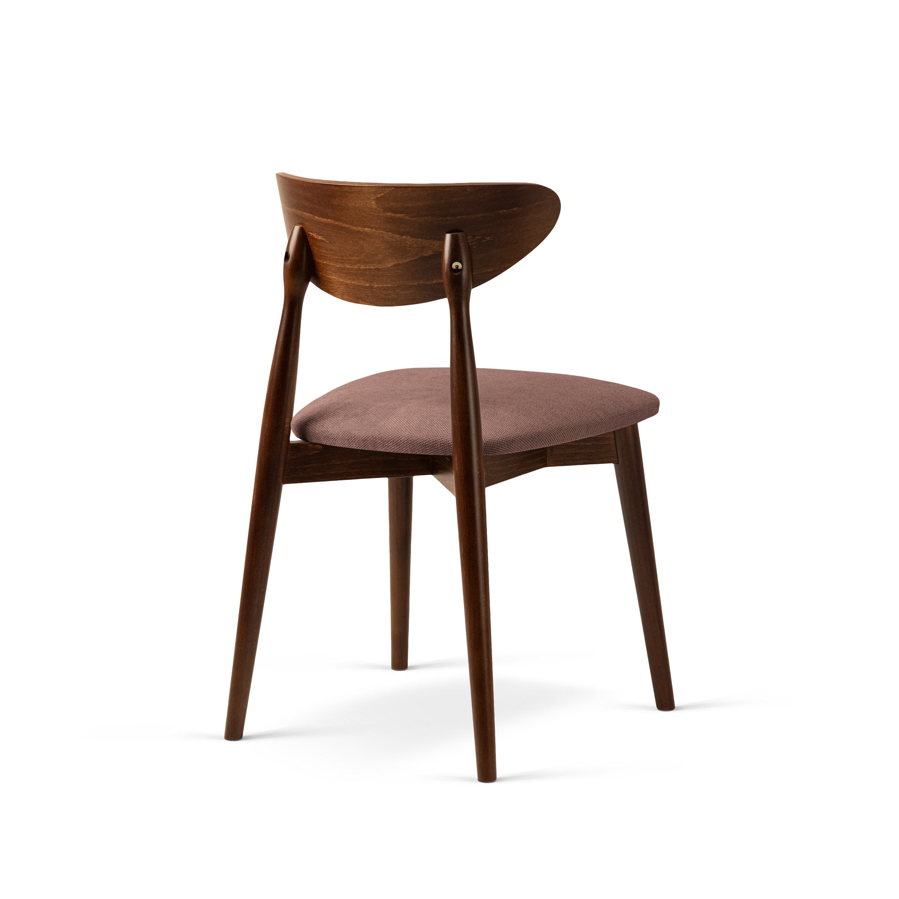 LEON Chair Dark Pink Chenille