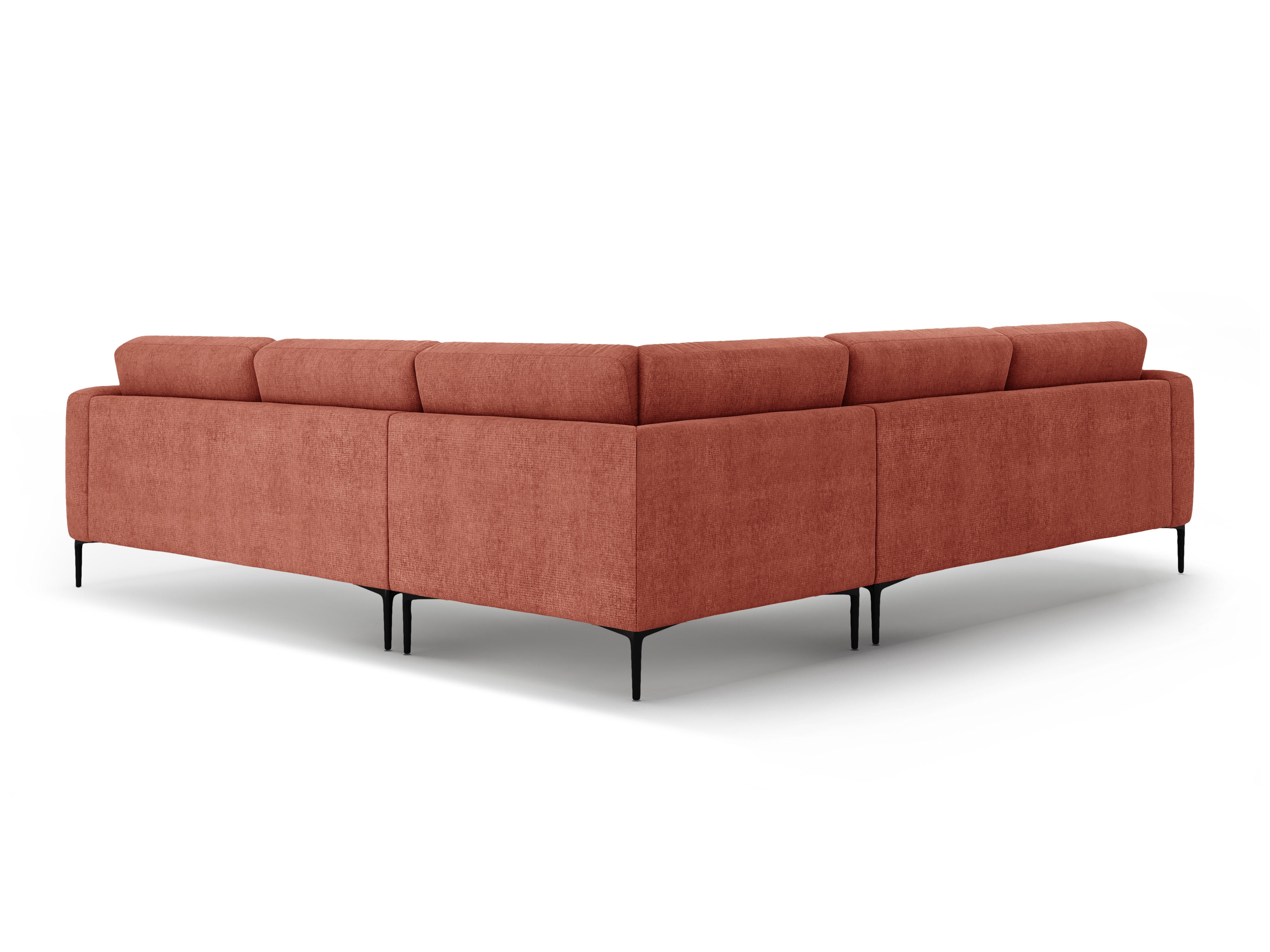 Symmetrical Corner Sofa BEMY Coral Chenille