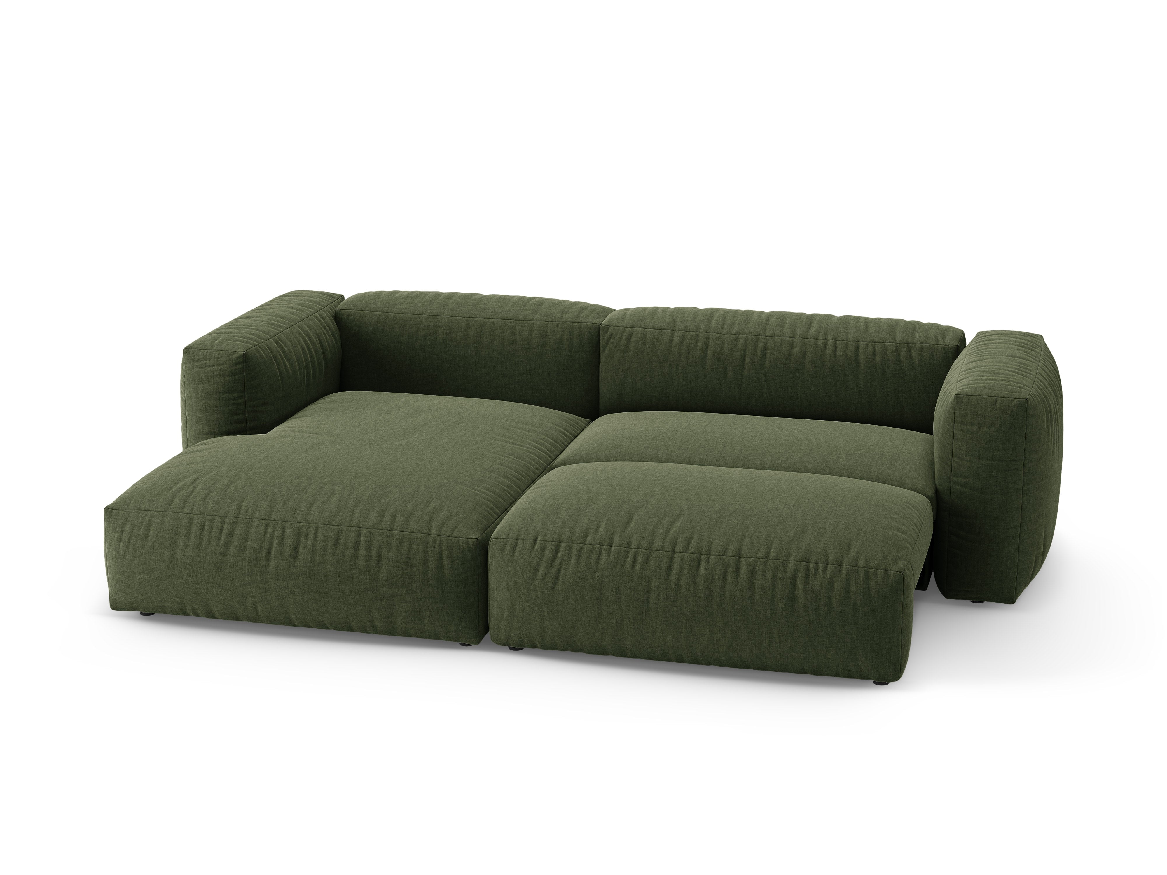 Rohová sedačka levostranná s funkcí spaní MARTINA zelená [Ewelina]