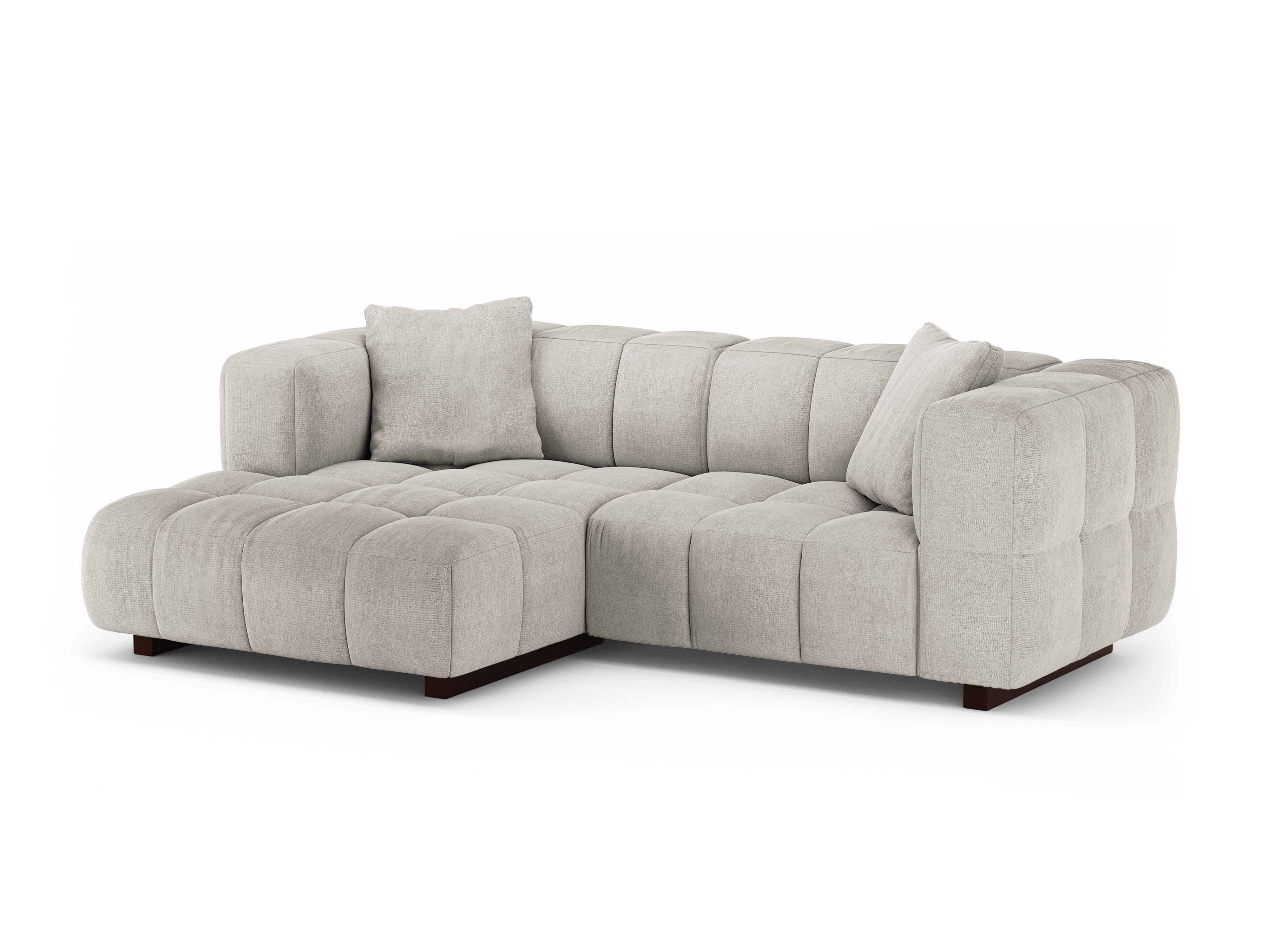 Left-sided corner sofa bed PUMA beige