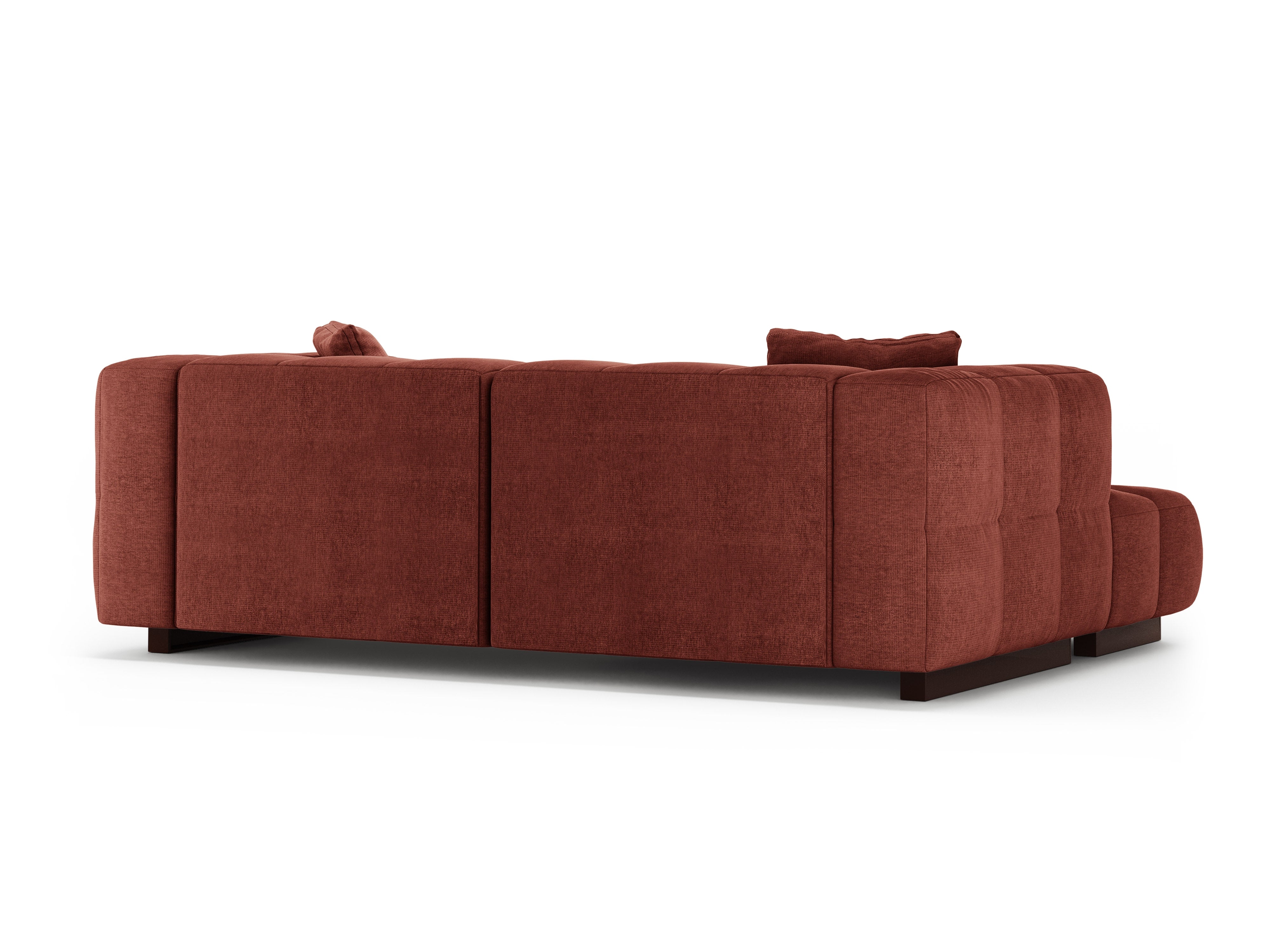 Left-facing corner sofa bed PUMA coral
