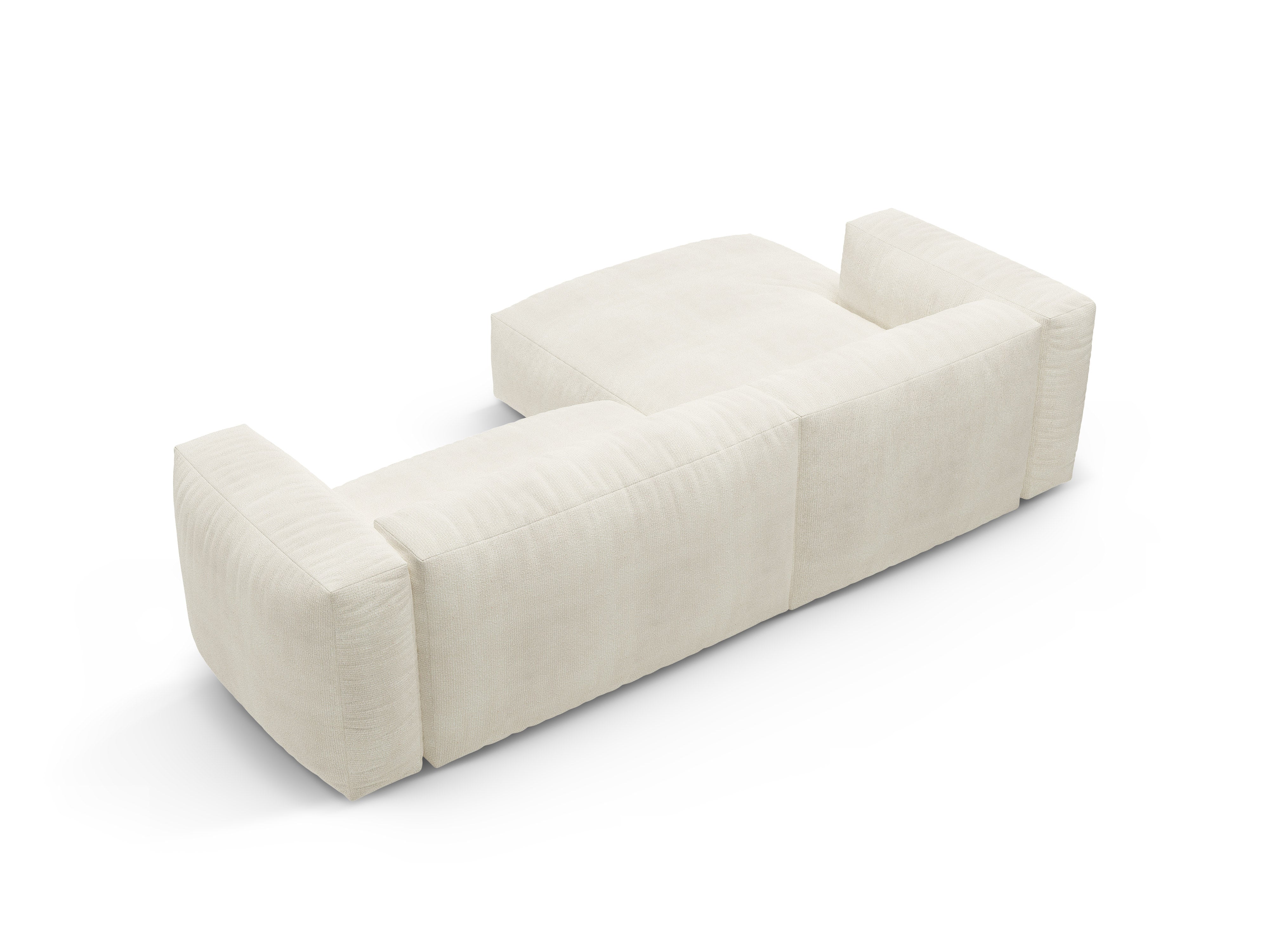 Left-facing corner sofa bed MARTINA ivory boucle [Ewelina] [Amelia spr]
