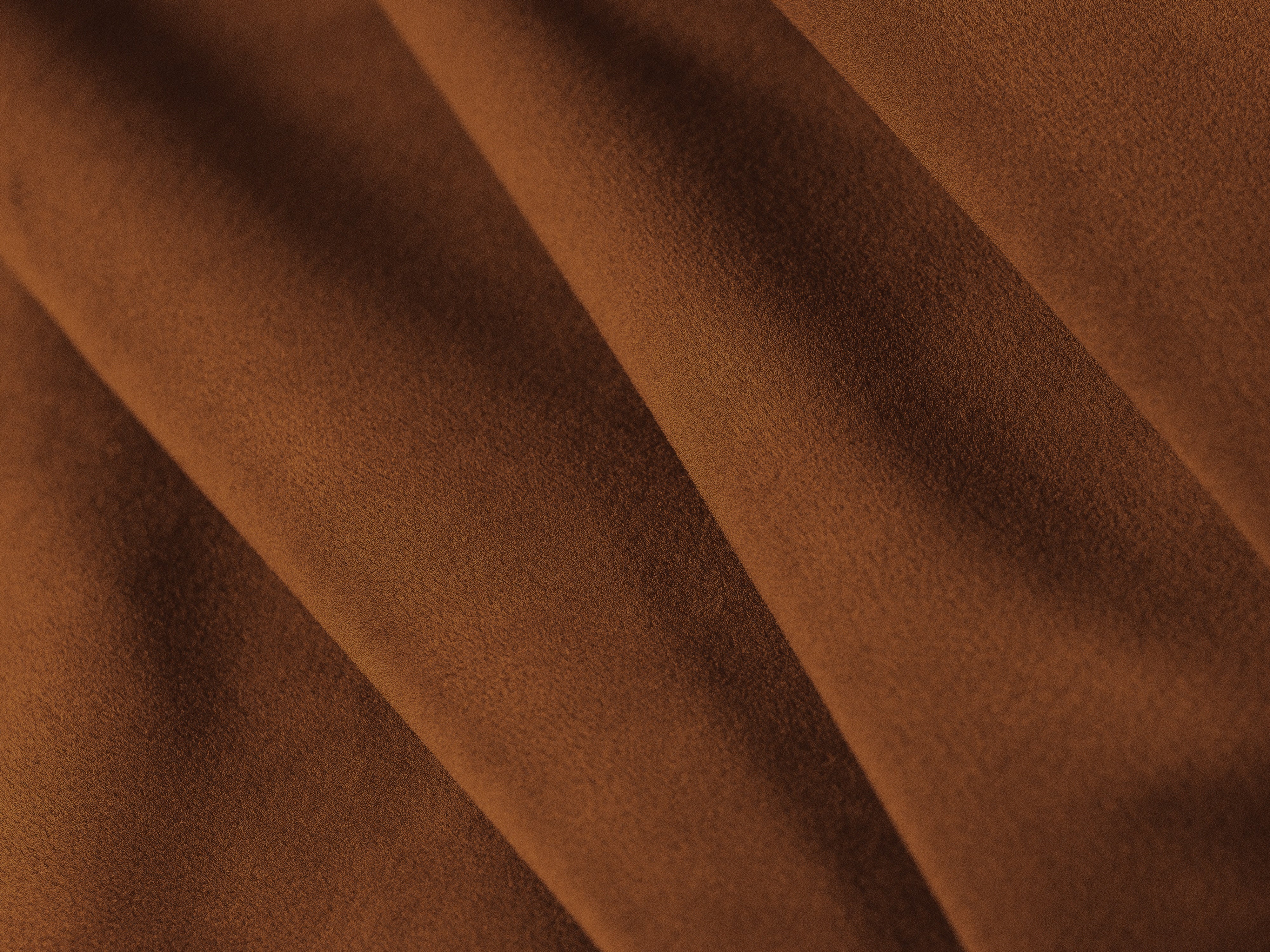 Sametový rohový gauč levostranný s funkcí spaní GLORIA hnědý