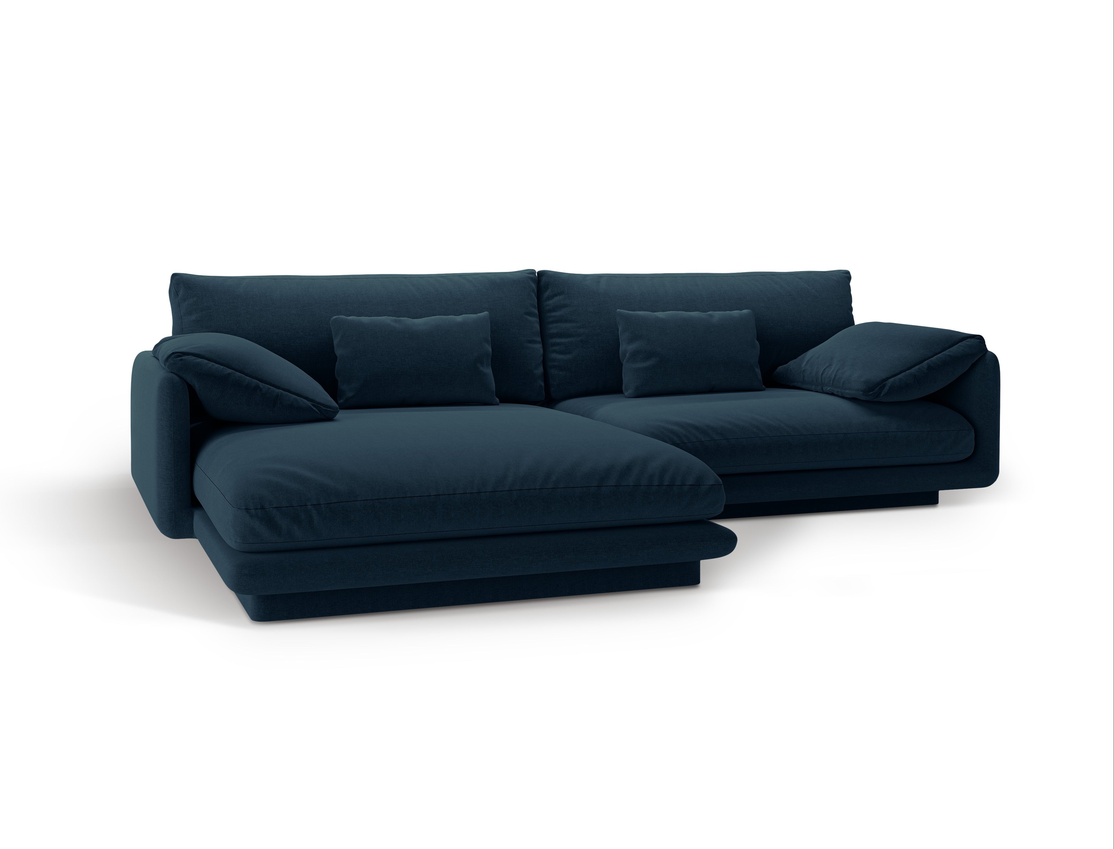 Rohová sedací souprava pro 4 osoby TORINO granátová