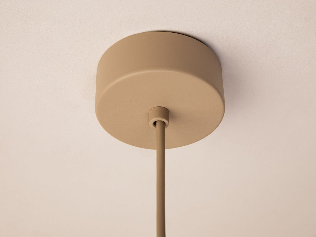 Lampa wisząca ORI piaskowy i brązowy – ujęcie 6