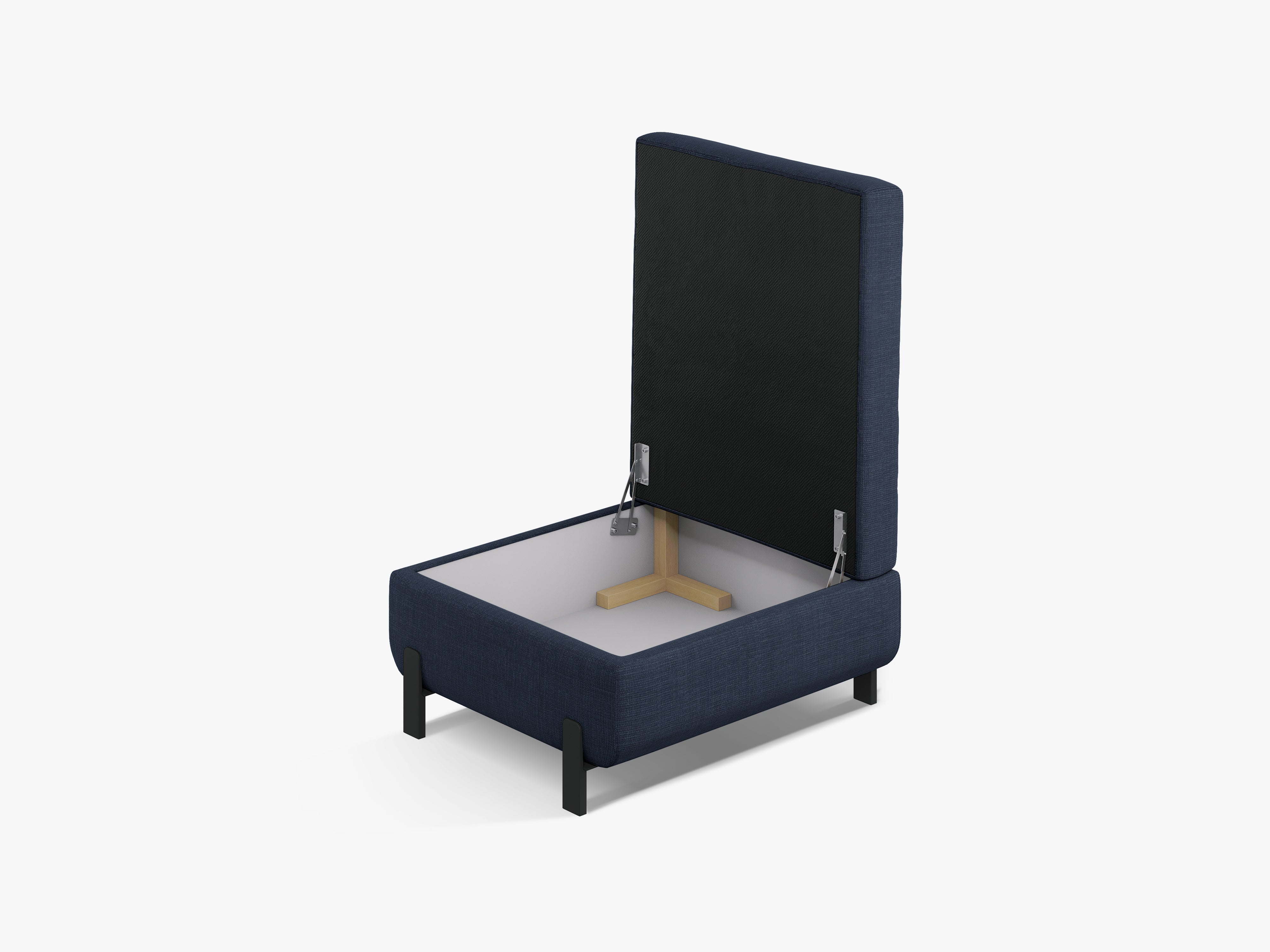 Puf se schovkou GLORIA modrý šenil