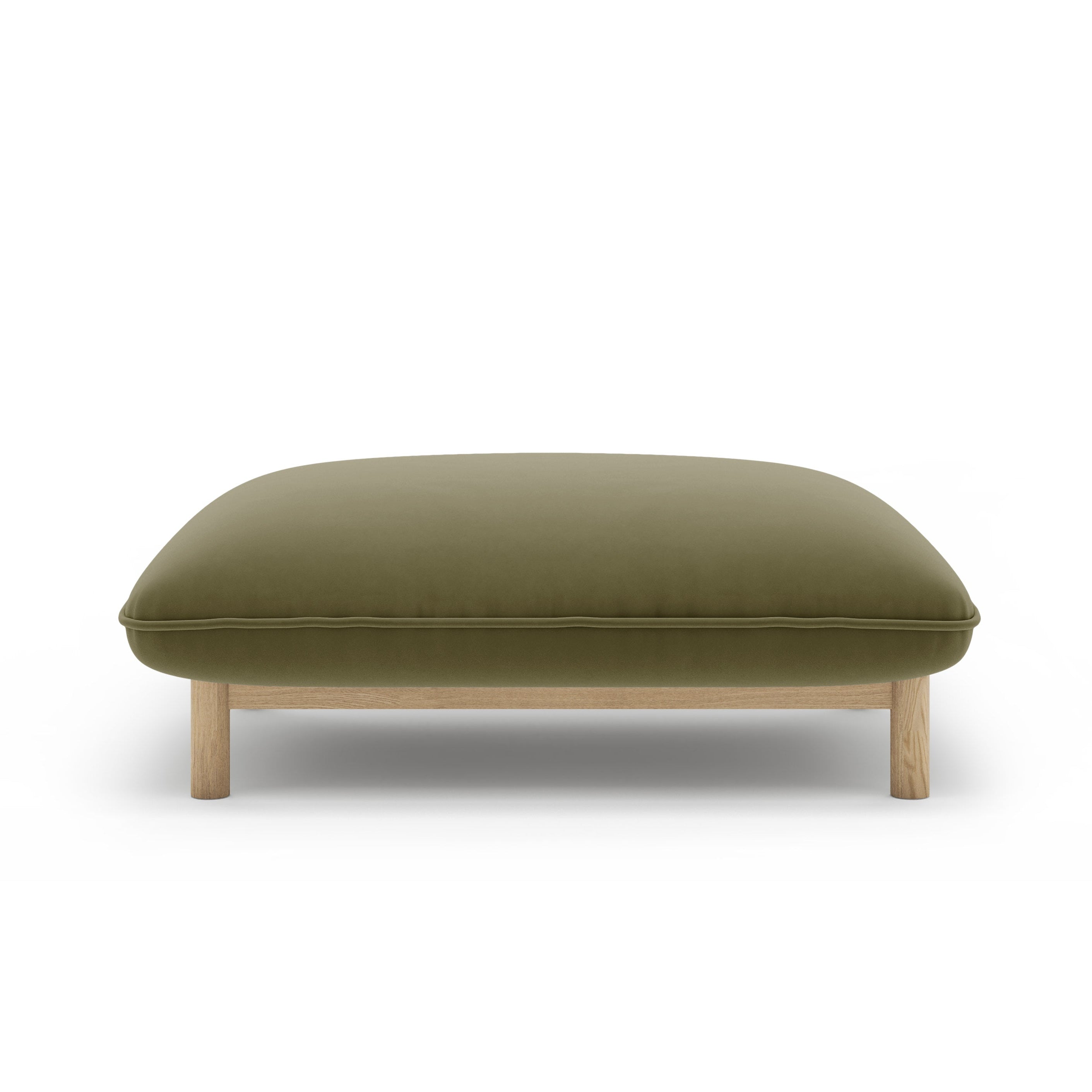 Puf aksamitny ADA jasnozielony