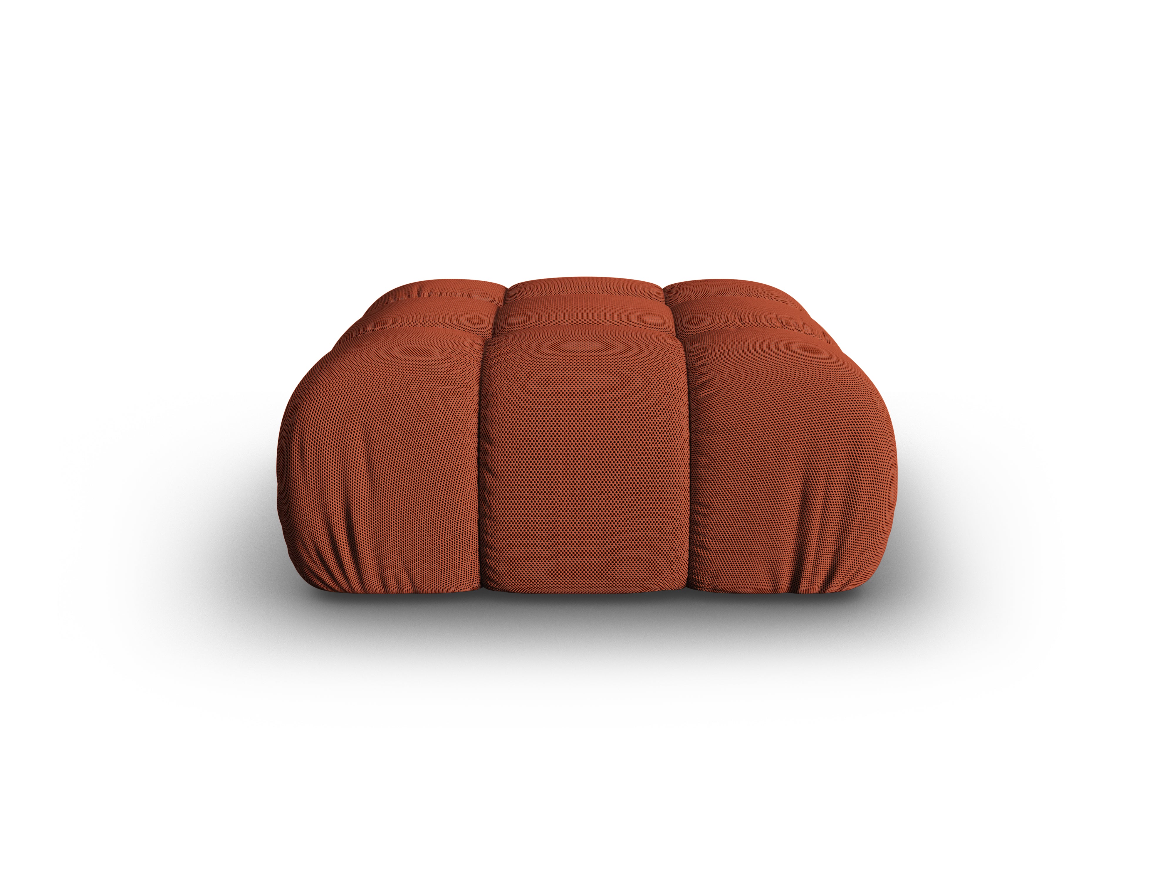 Puf / moduł BELLIS ceglana tkanina 3D