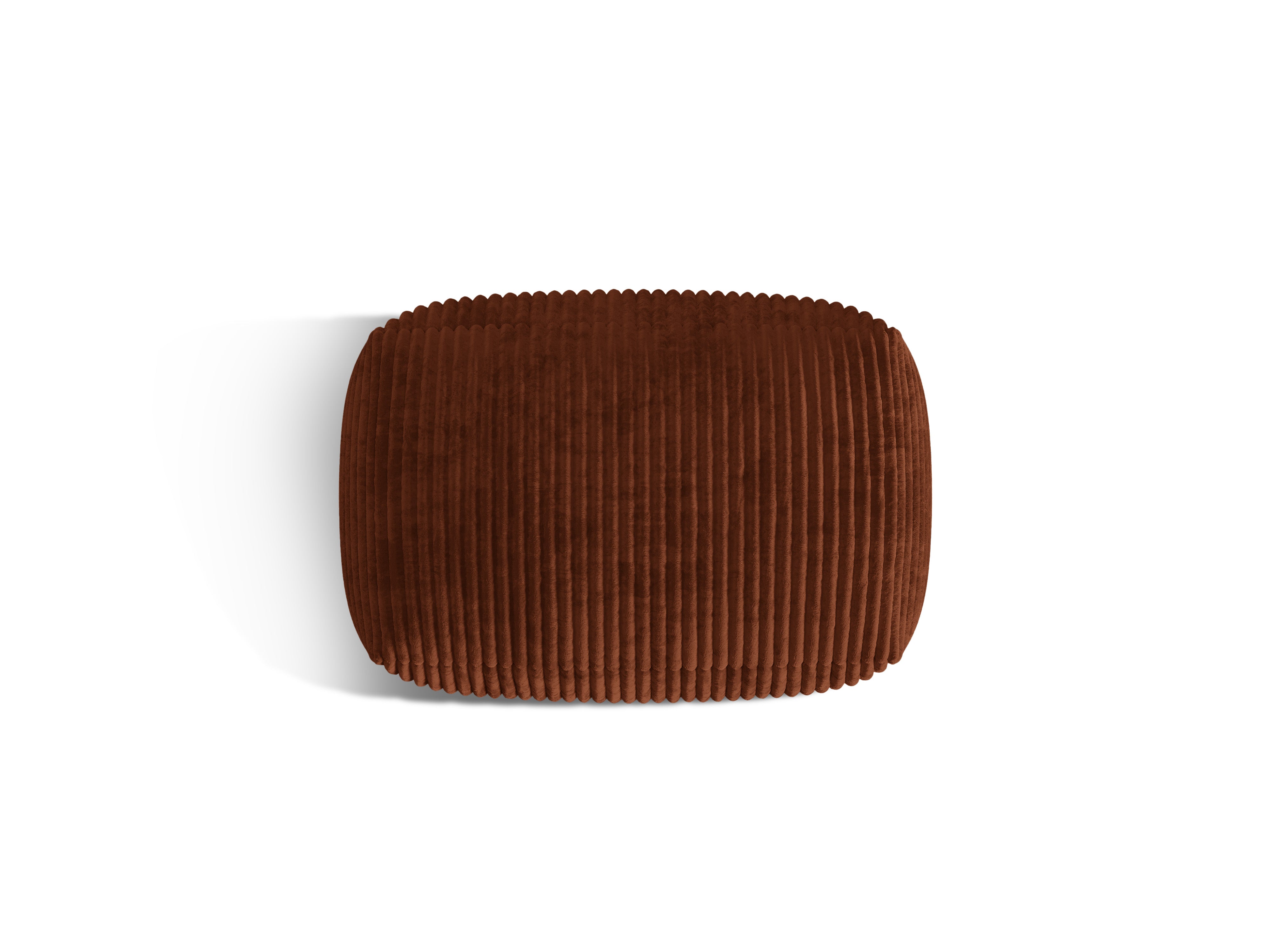 Pouf martin brick corduroy