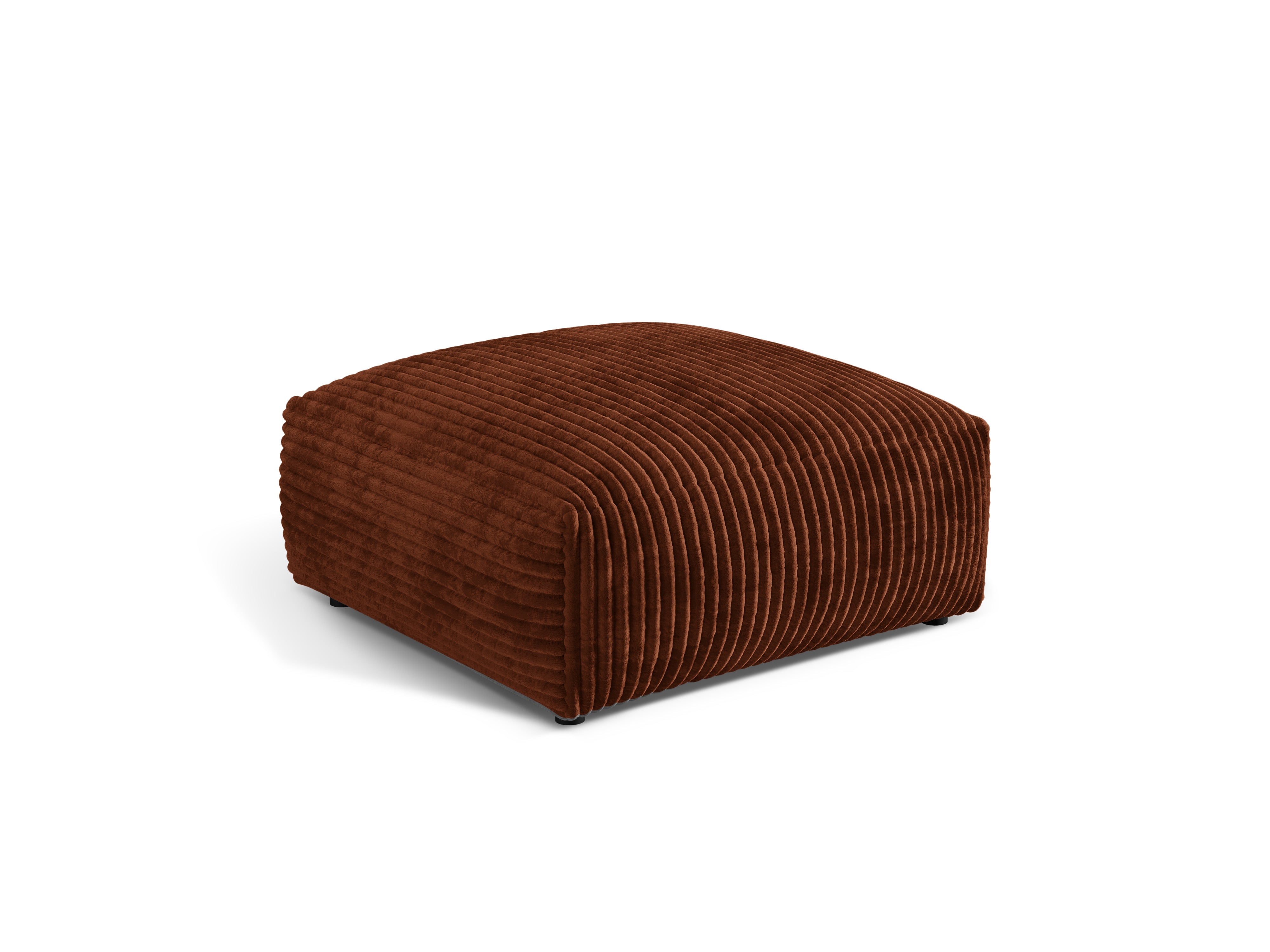 Pouf martin brick corduroy