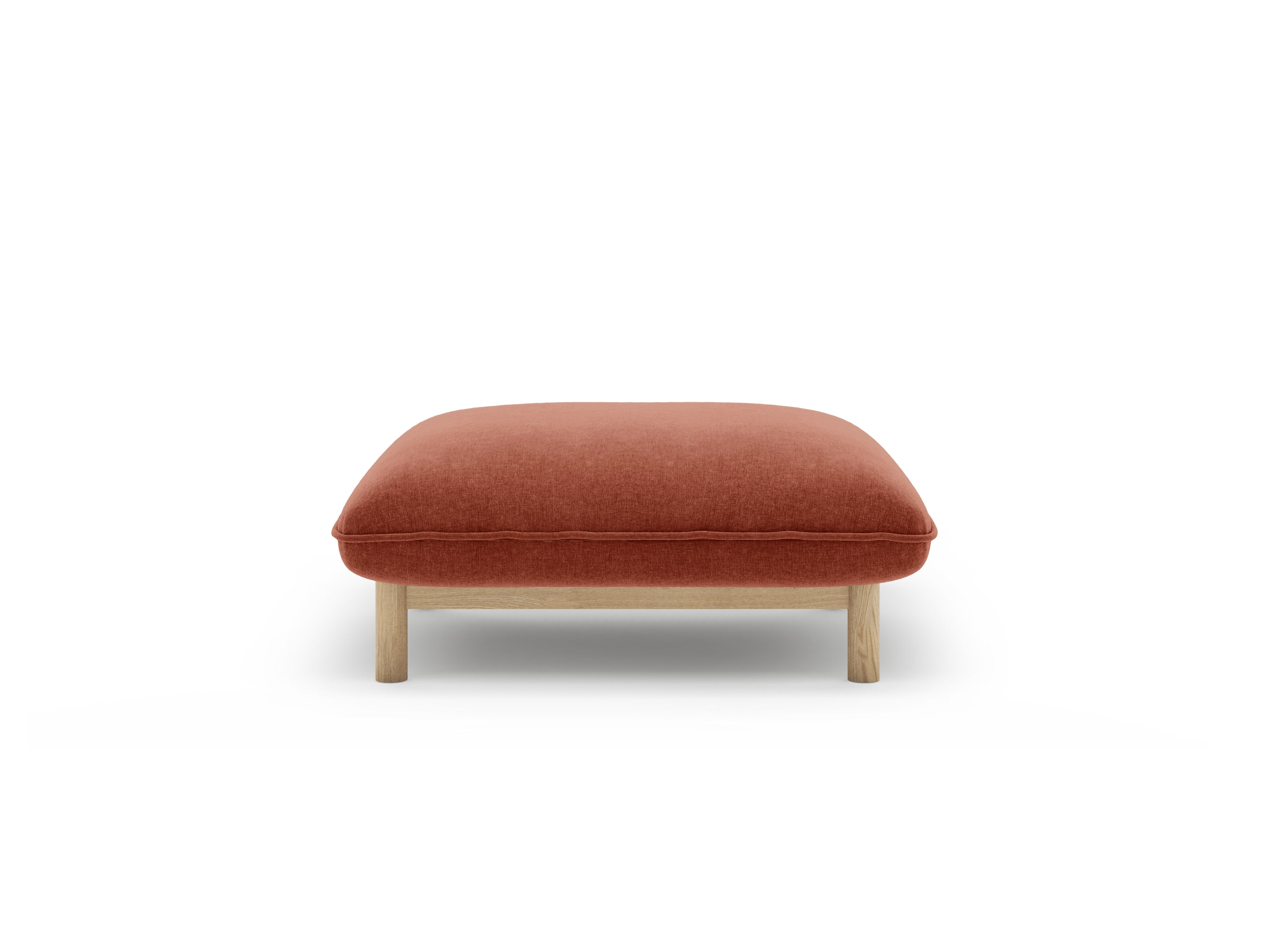 Puf ADA kaštanový šenil