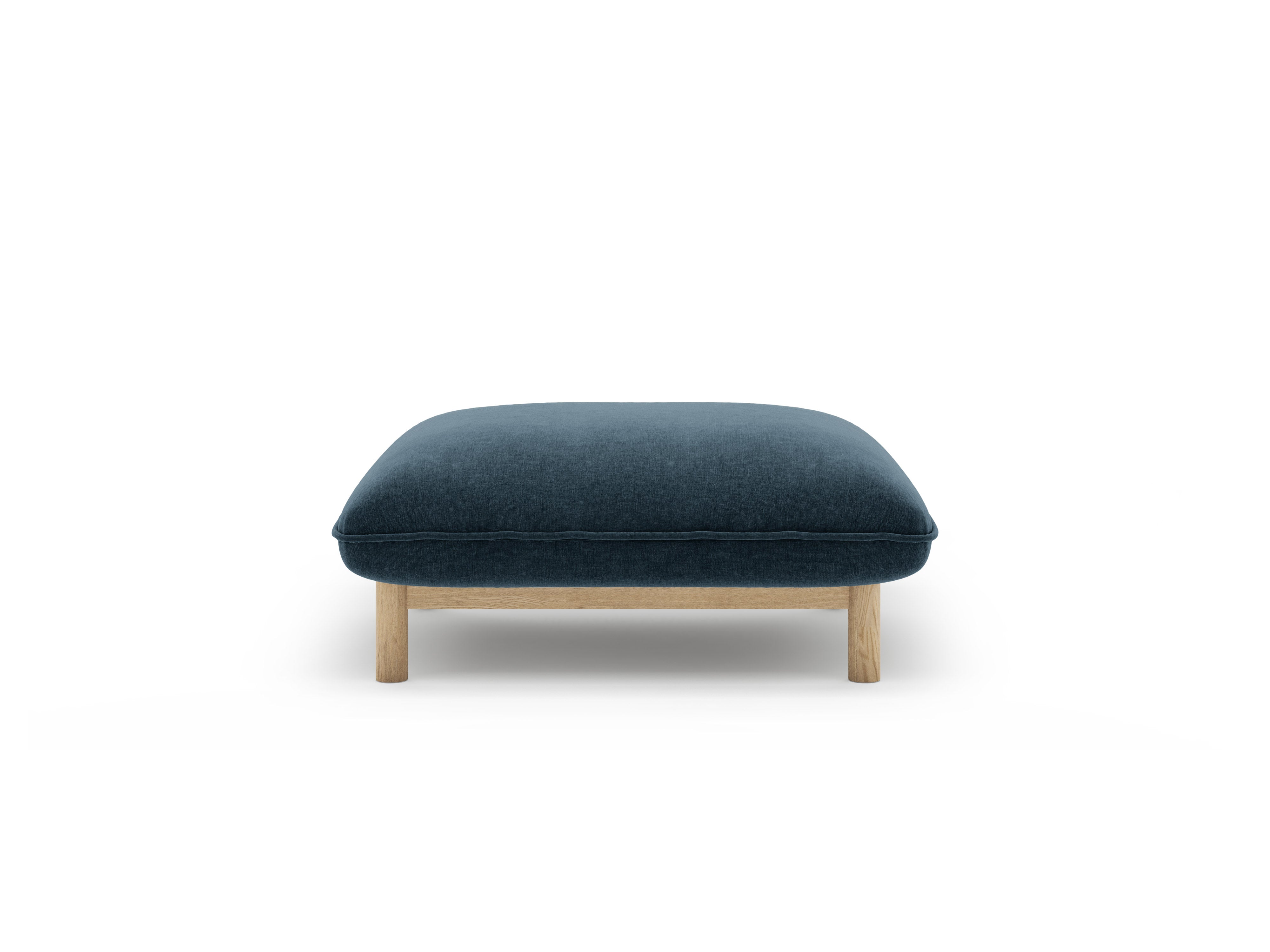 Puf ADA mořská modrá šenil