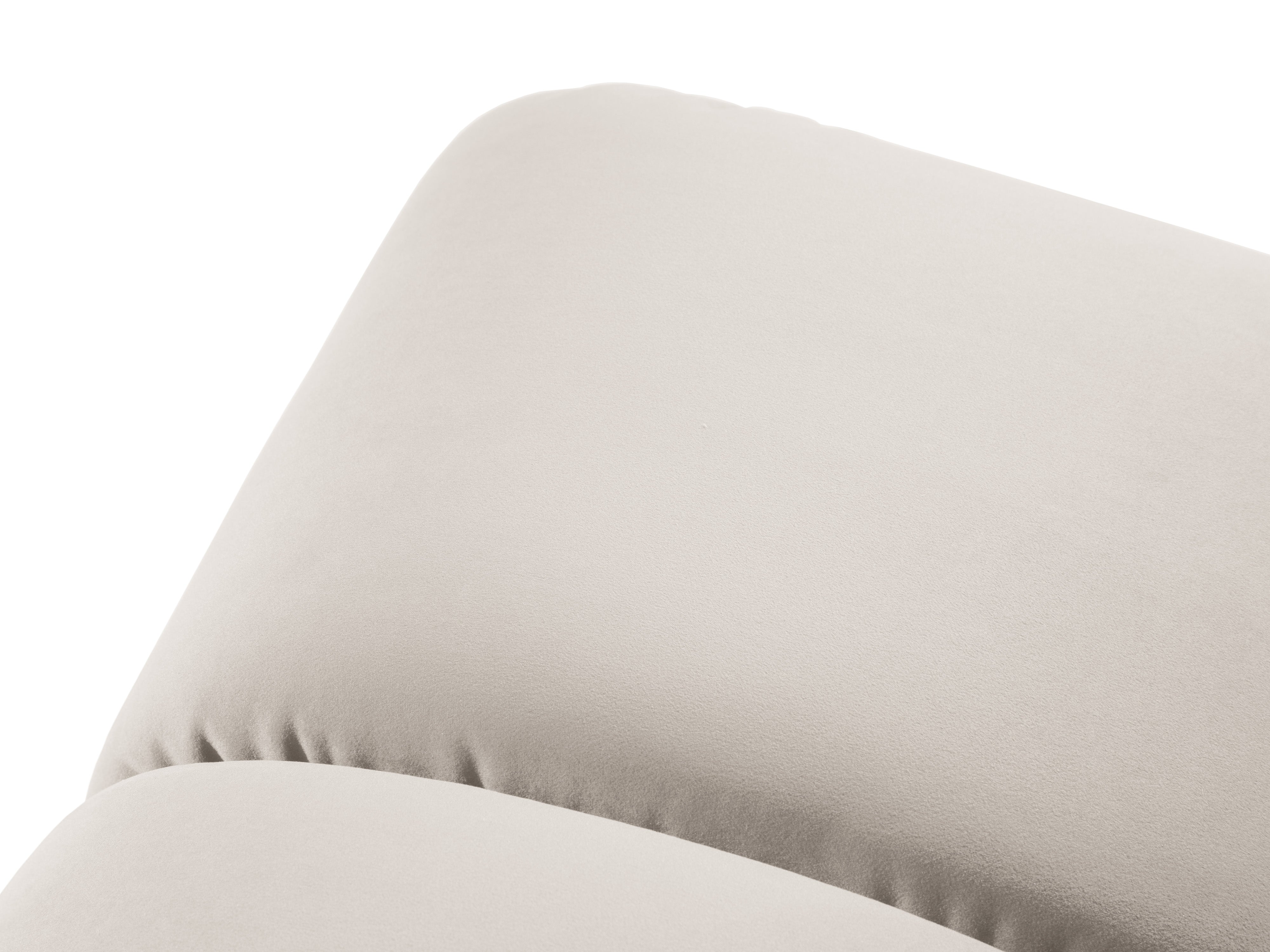 Puf sametový DIANA béžový