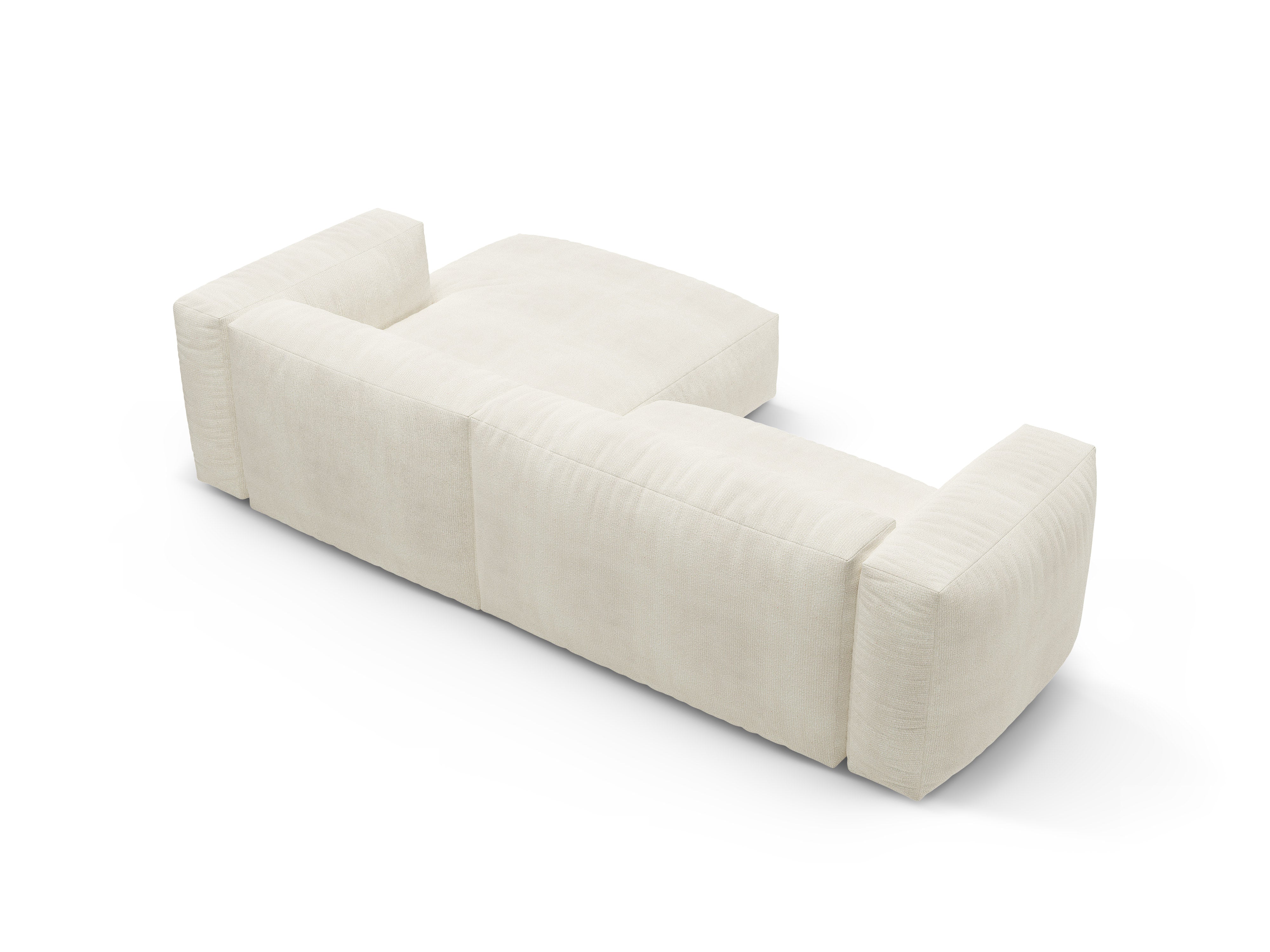 Right-facing corner sofa bed MARTINA ivory boucle [Ewelina] [Amelia spr]