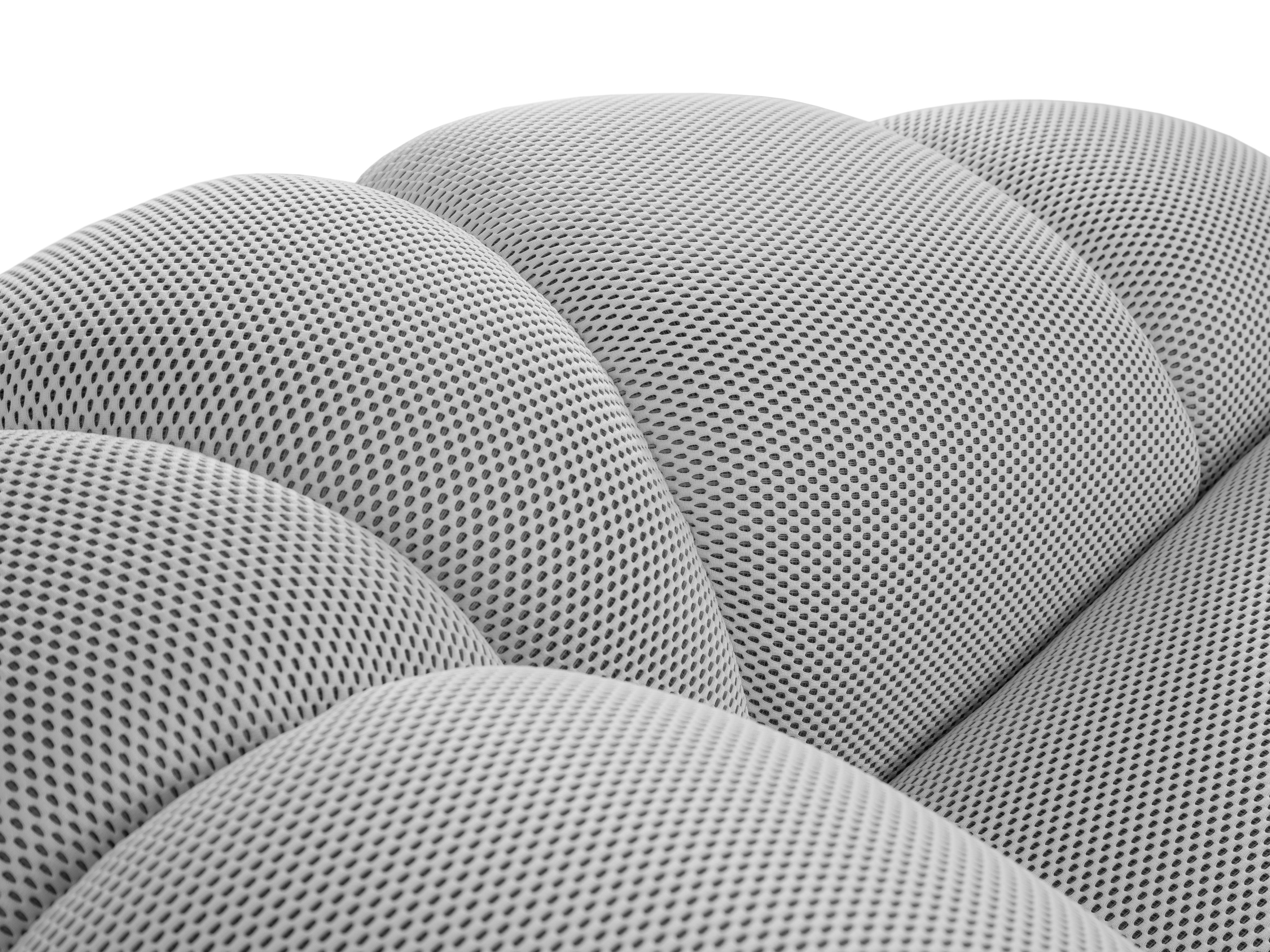 4-seater right-facing corner sofa DIANA silver