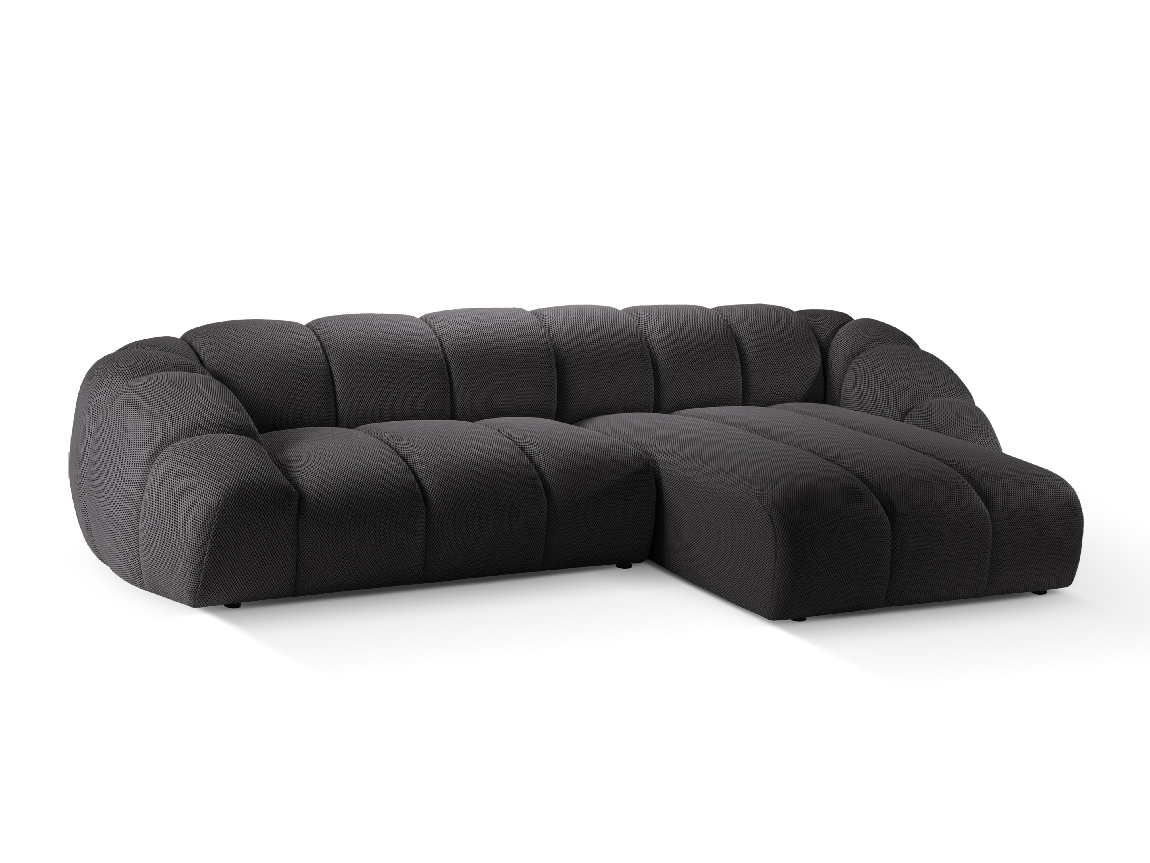 4-seater right-facing corner sofa DIANA espresso