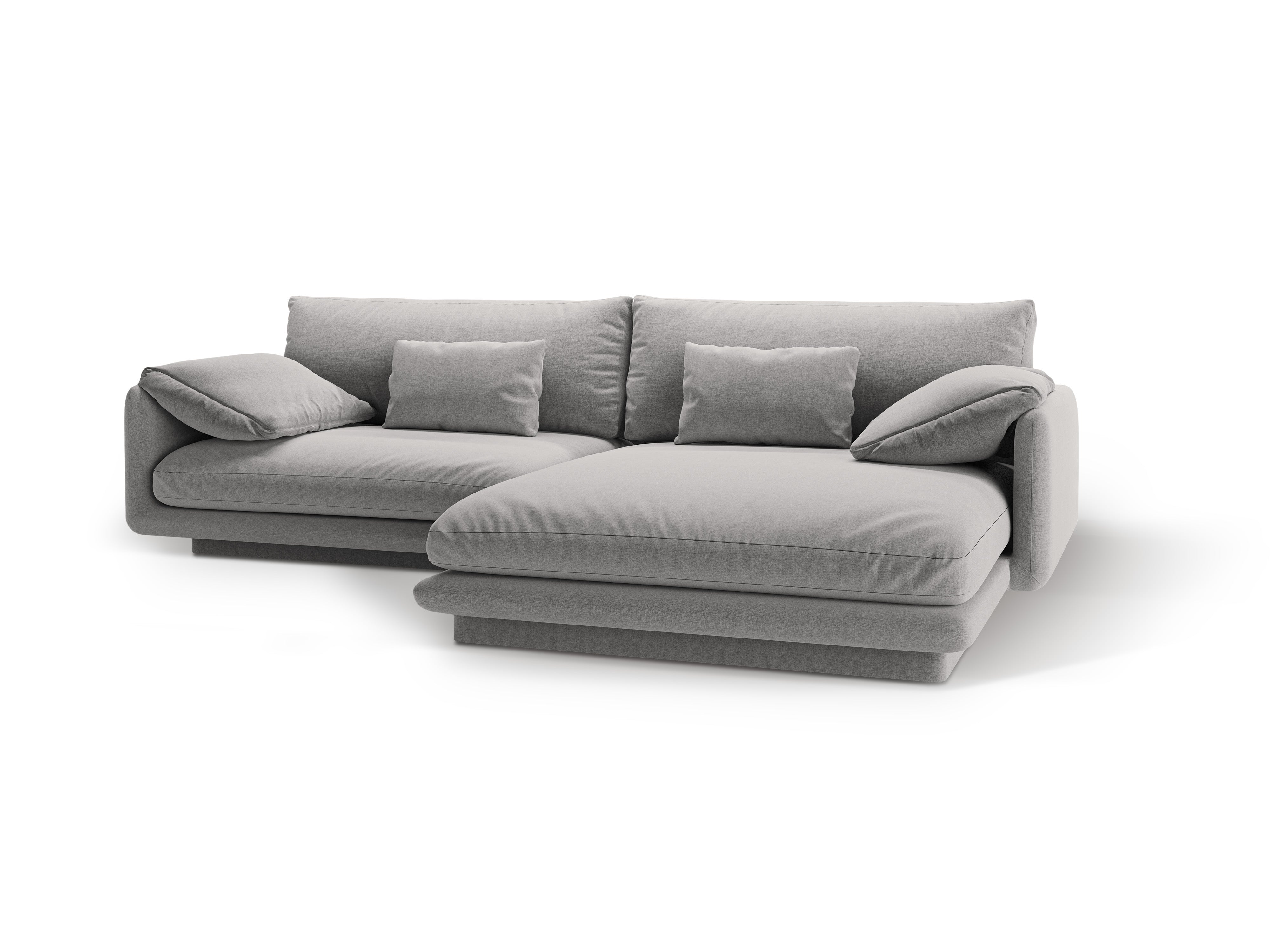 Right-sided corner of 4-person Torino light gray