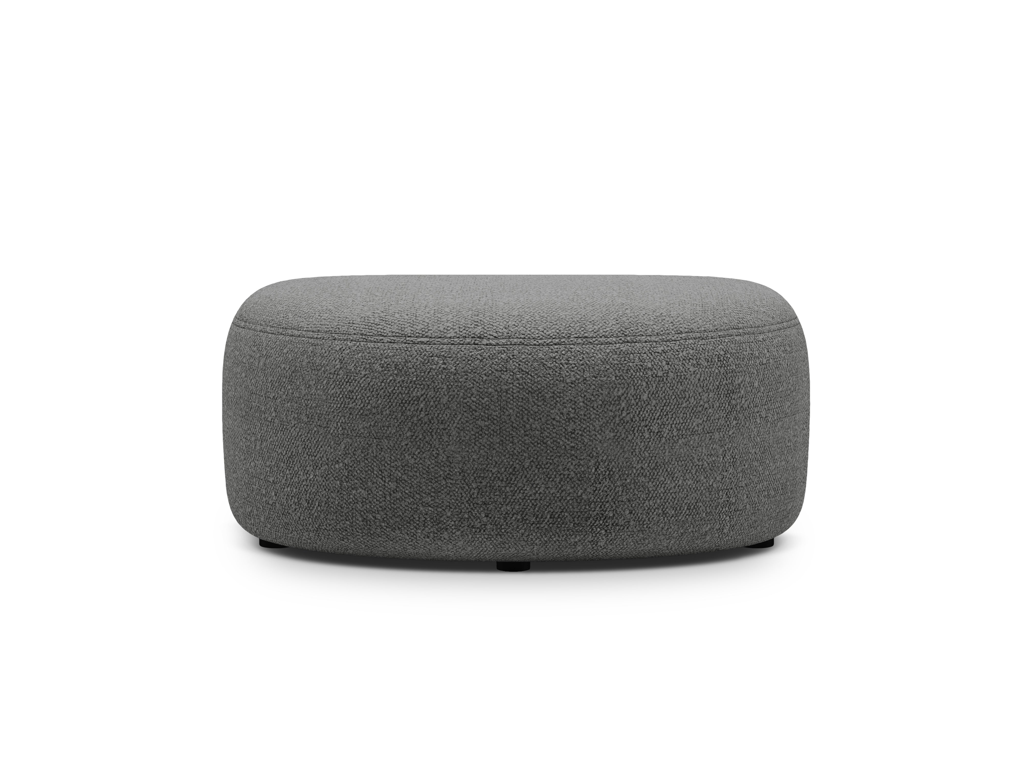 Pouf KATE dark gray boucle