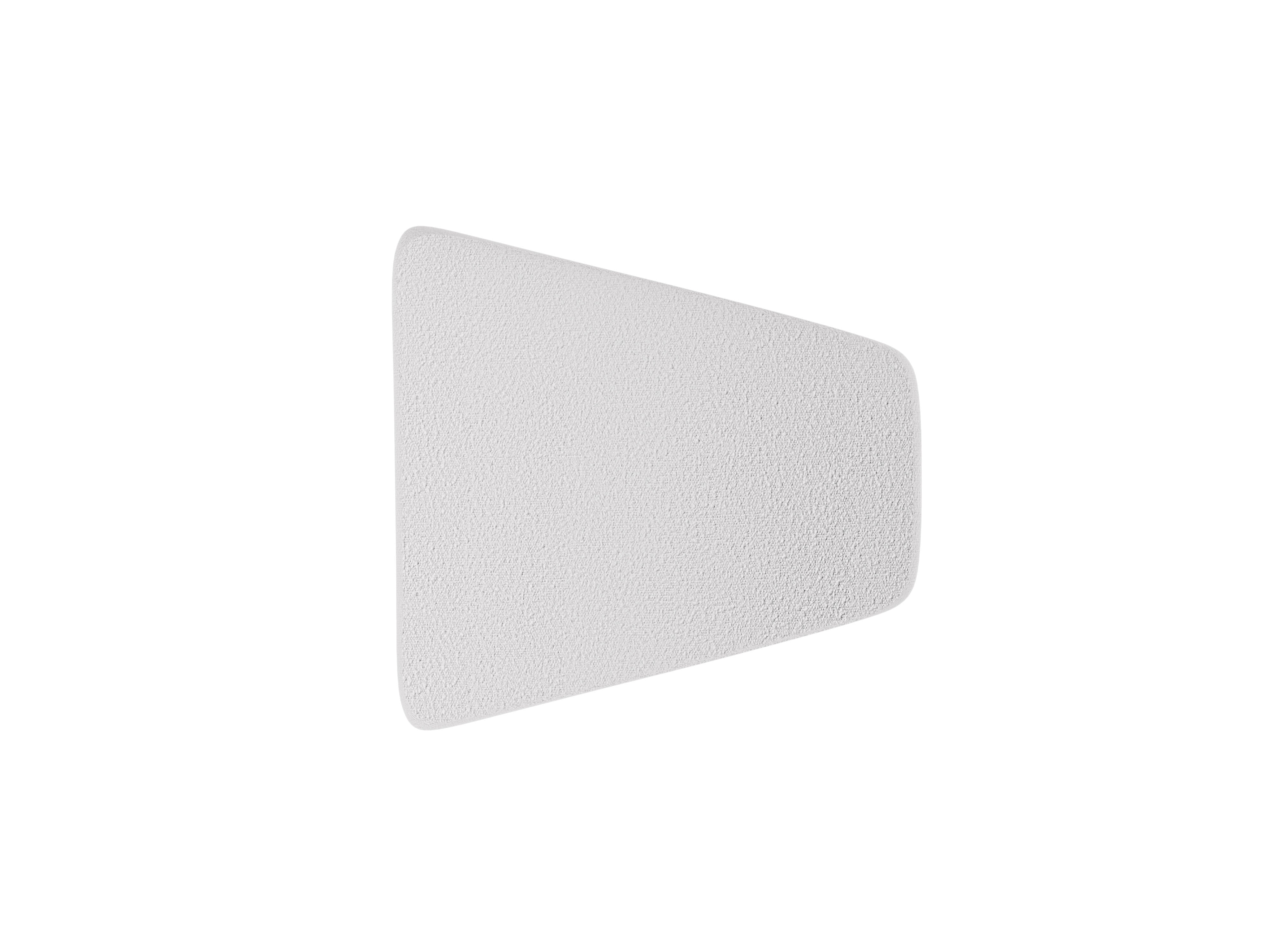 Puf / modul MILEY světle šedý boucle