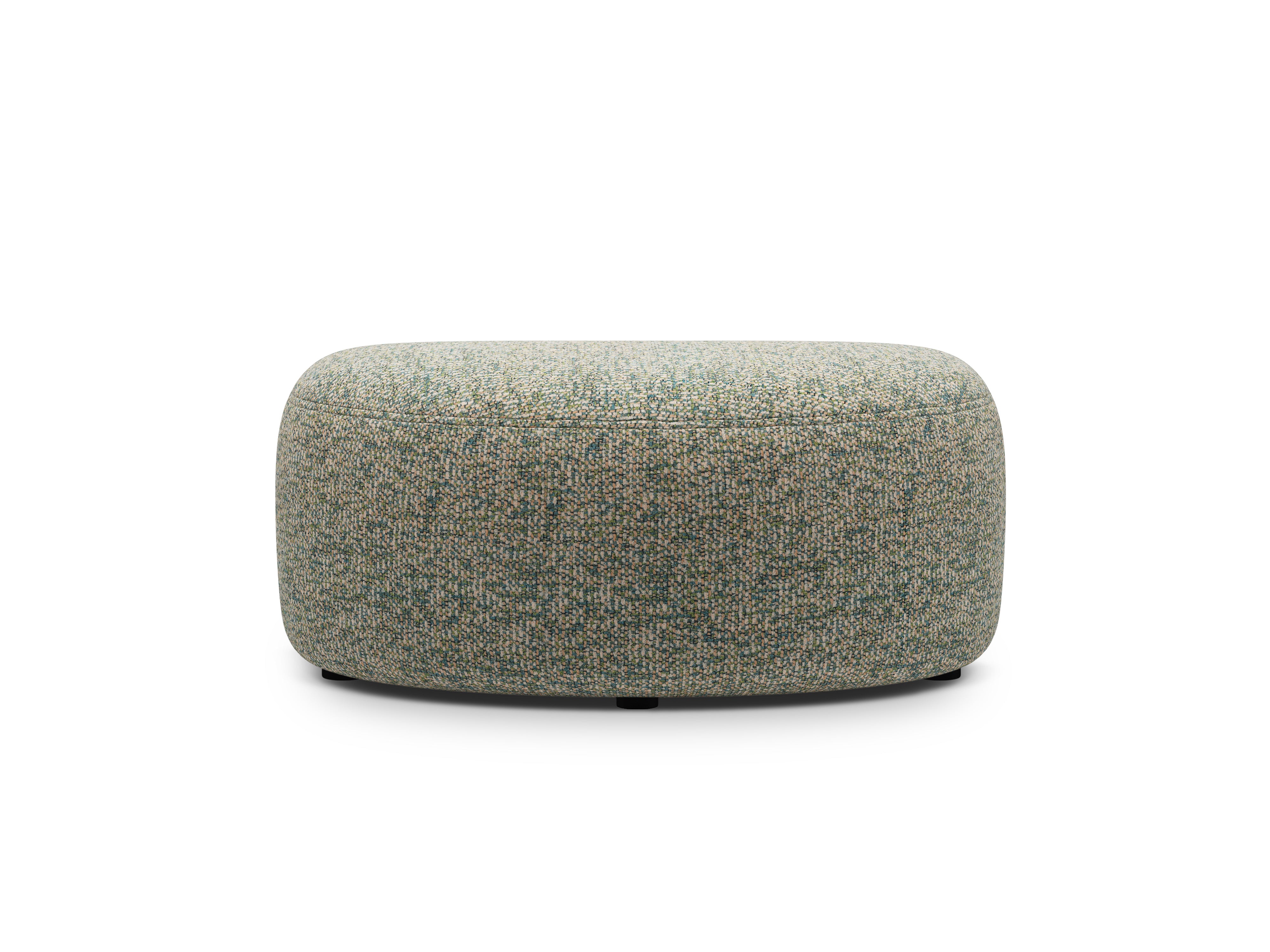 Puf KATE jasně zelený melír