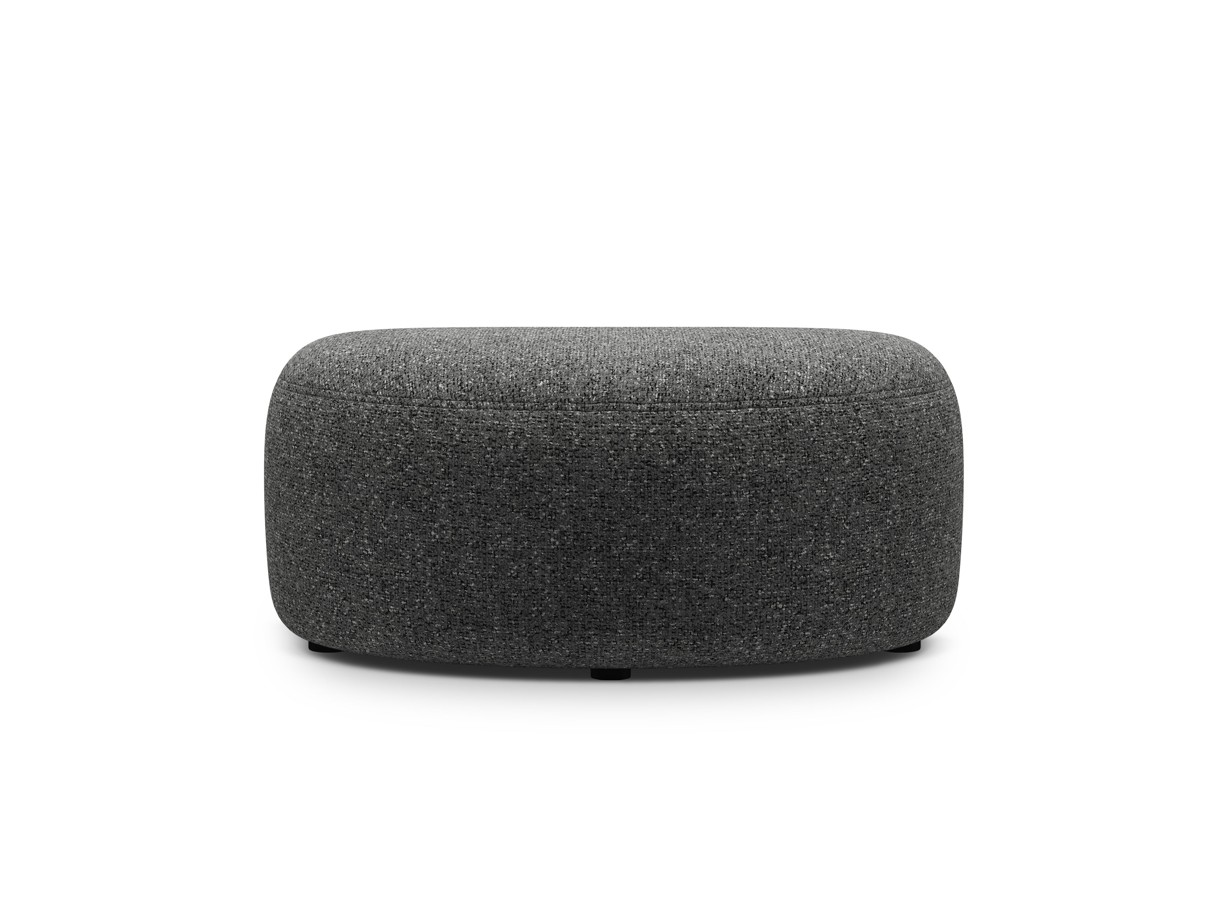 Pouf KATE dark gray mélange