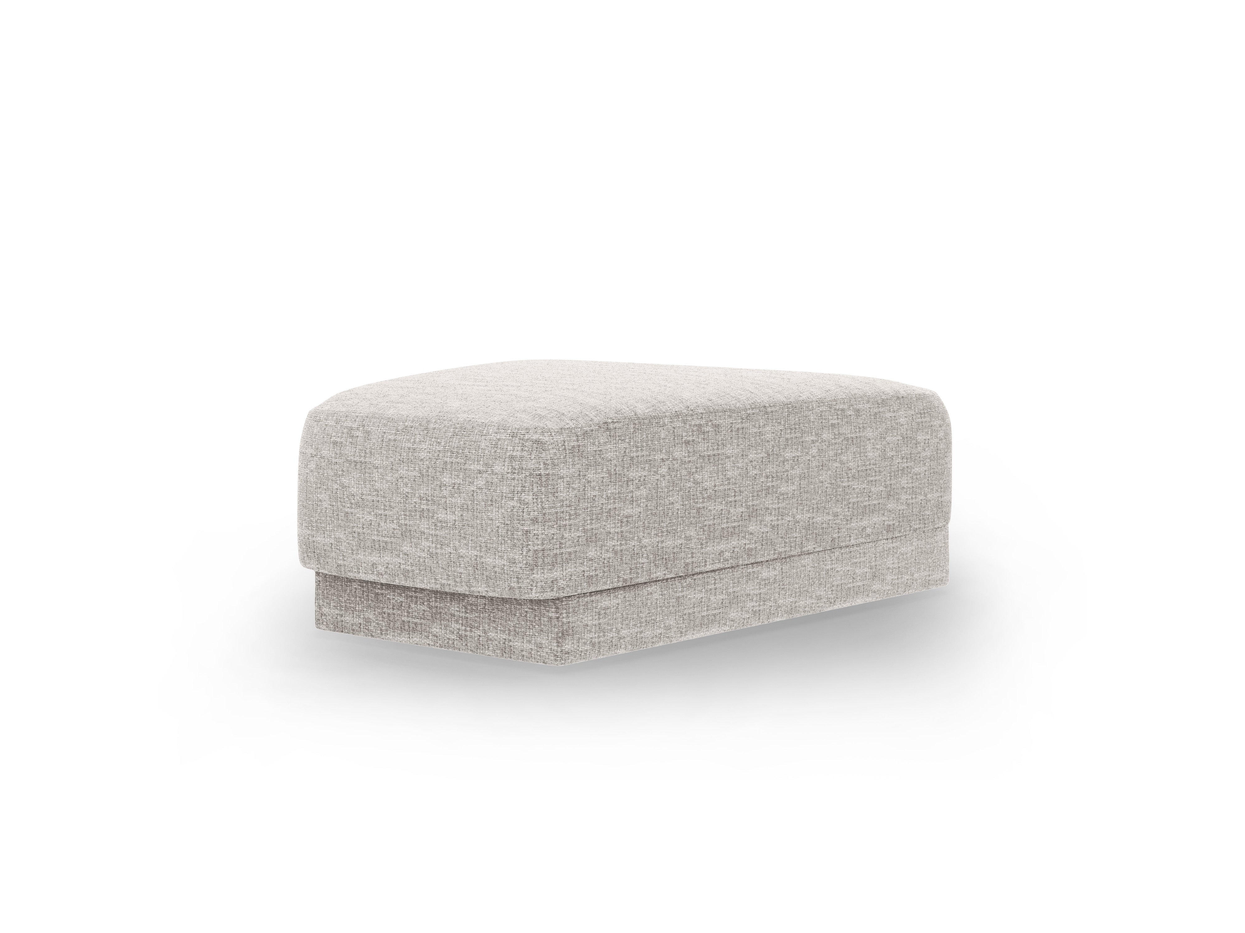 Pouf / module MILEY gray chenille