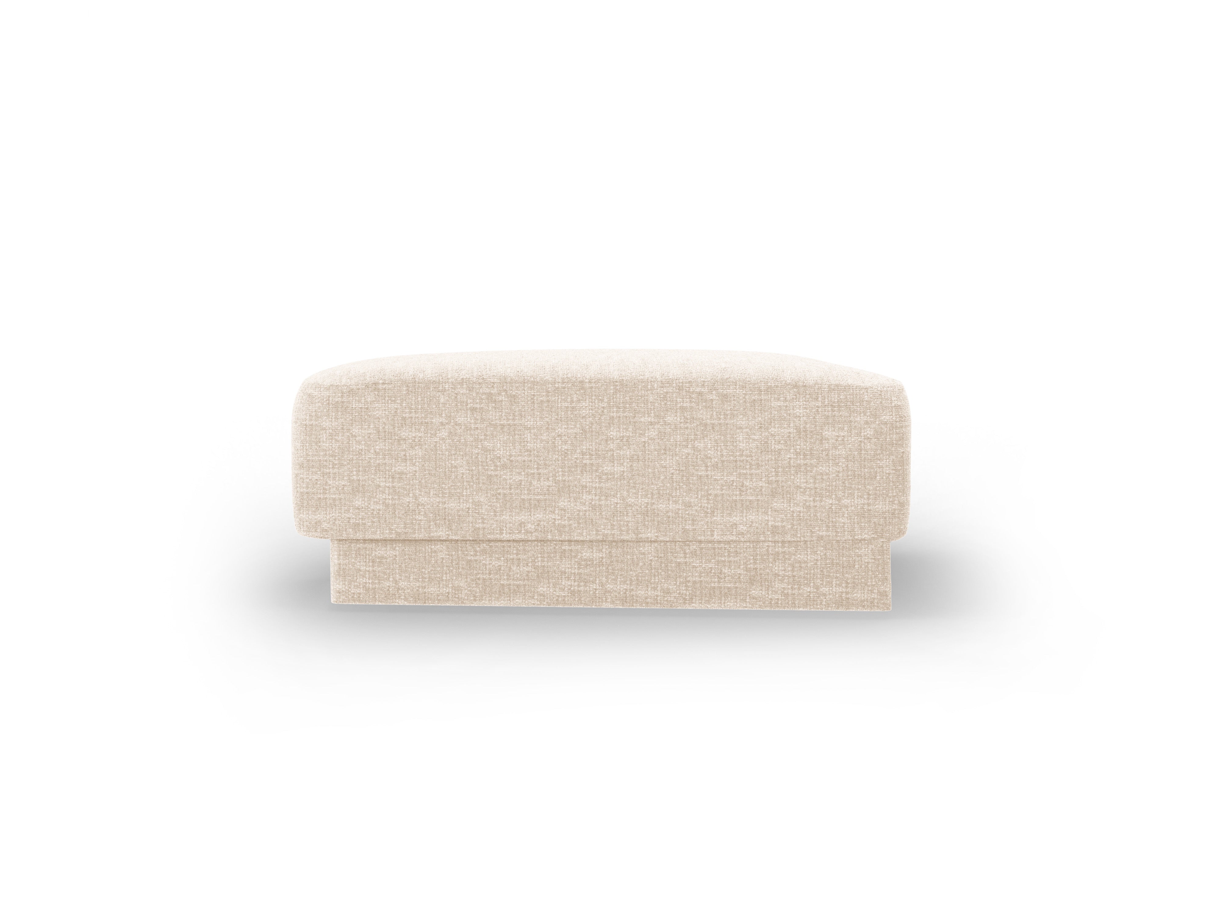 Pouf / module MILEY ivory chenille