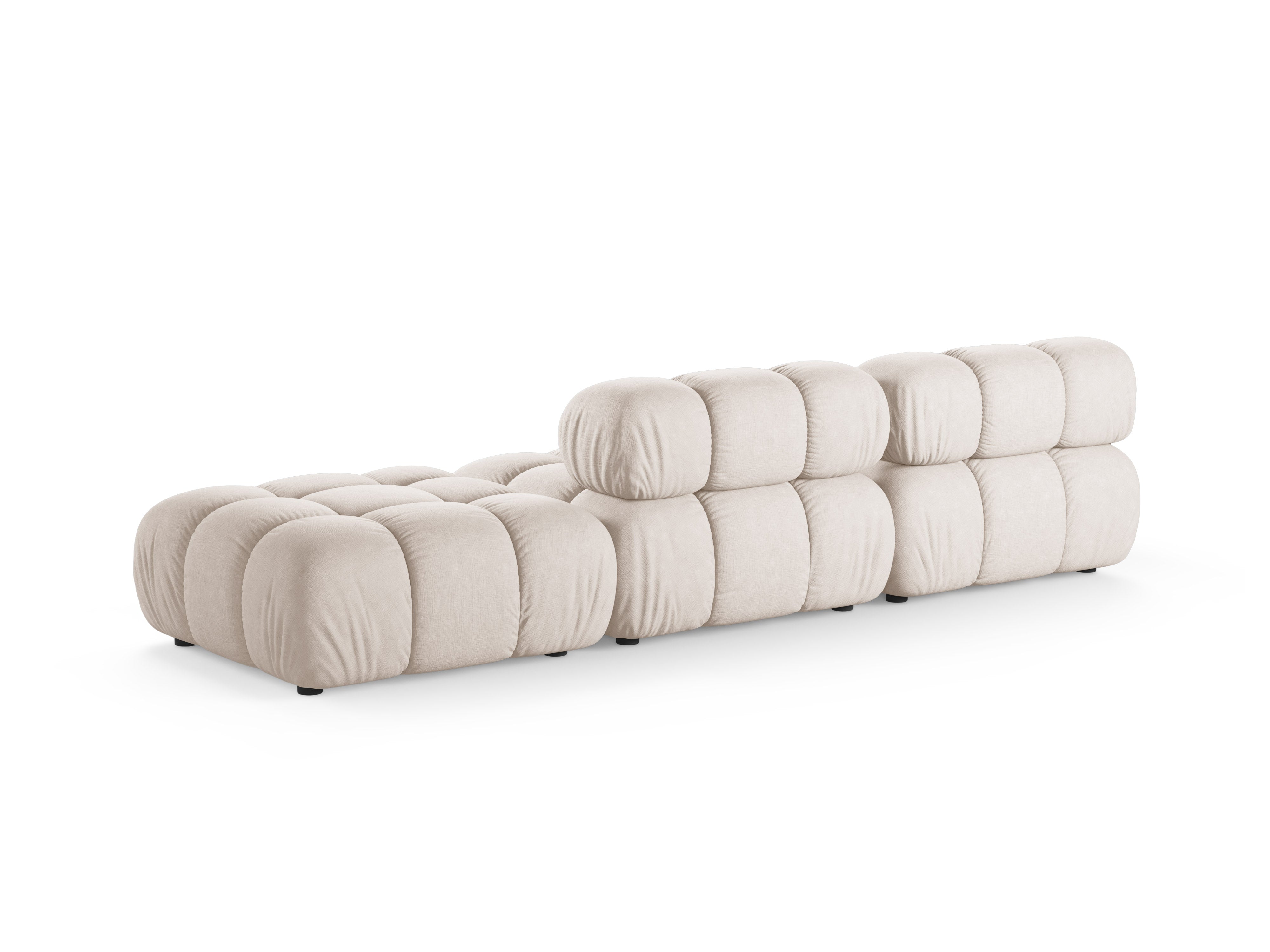 Sofa modulární otevřená pravostranná BELLIS béžová