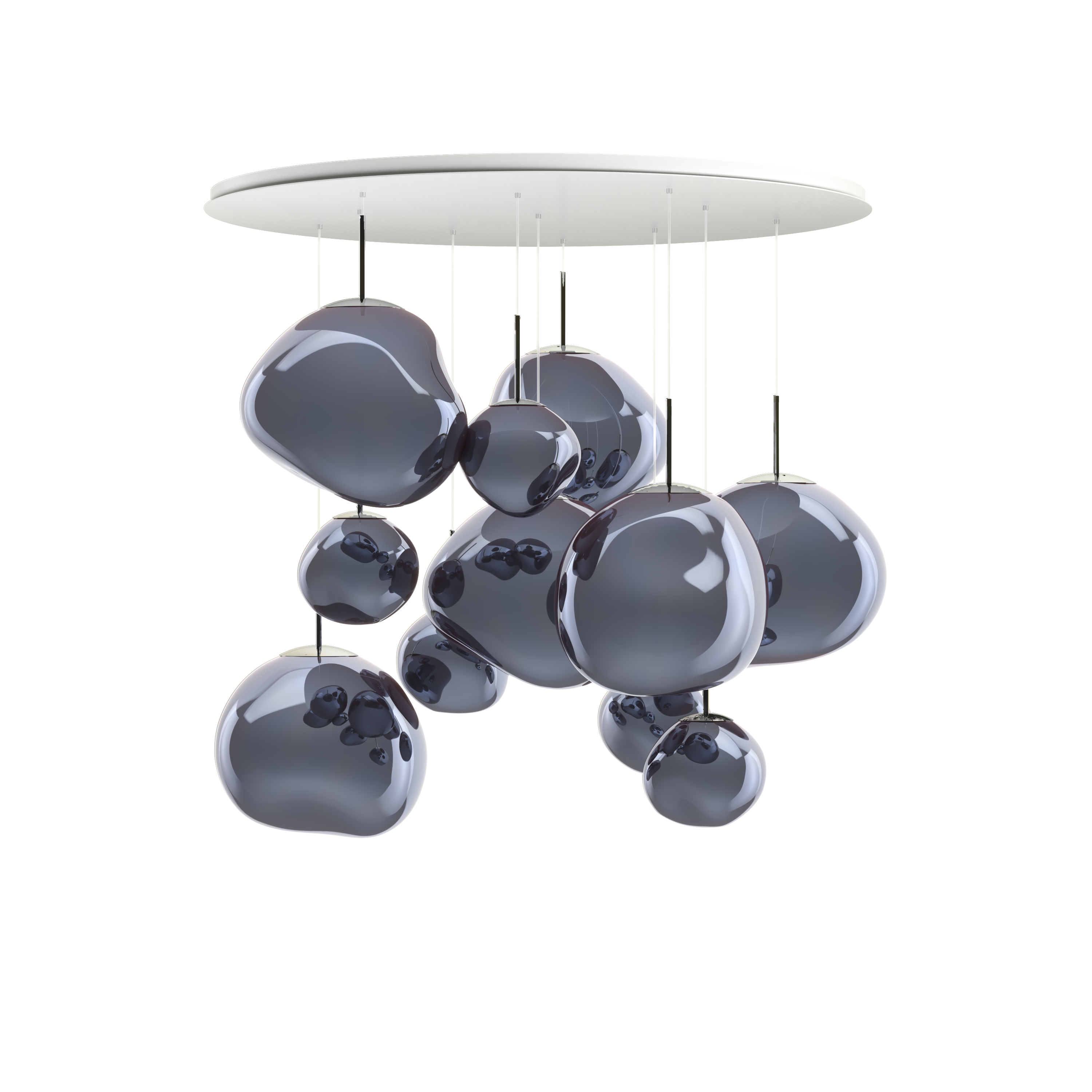 MELT MEGA Smoky Ceiling Lamp