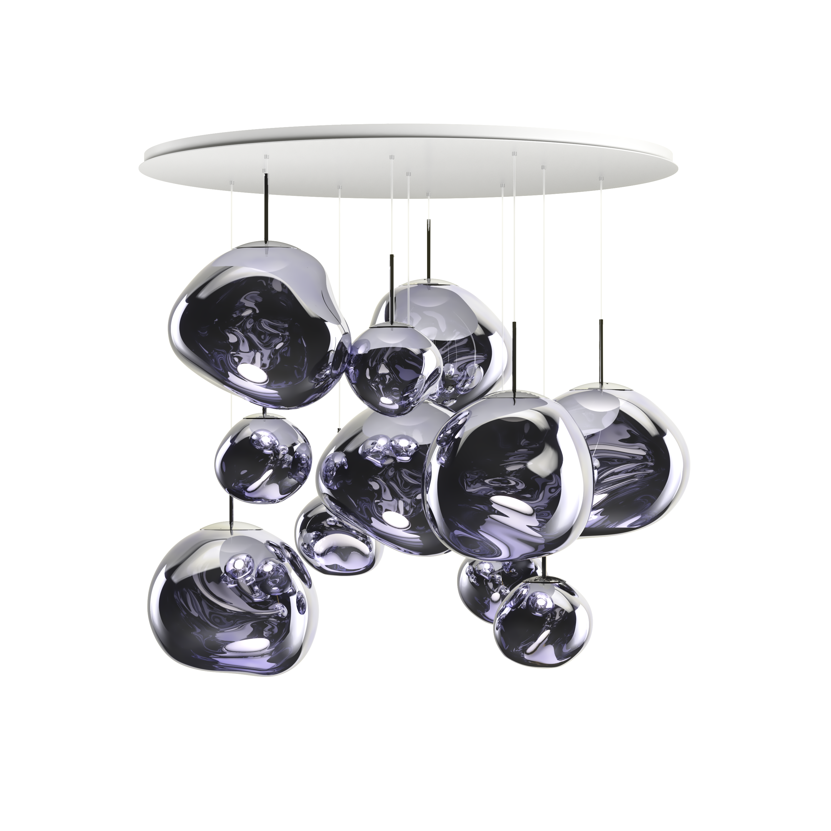 MELT MEGA Smoky Ceiling Lamp
